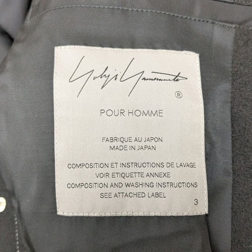 Yohji Yamamoto Yohji Yamamoto pour homme/ 21AW Hook-and-eye Jacket Size US L / EU 52-54 / 3 - 7 Thumbnail