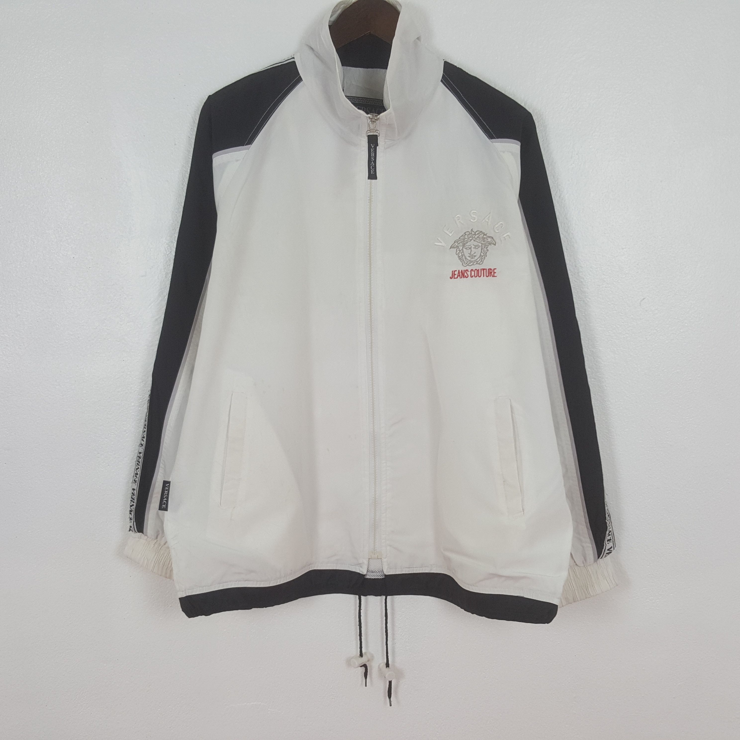 Versace Vintage Versace Track Zipper Jacket Size US XL / EU 56 / 4 - 3 Thumbnail