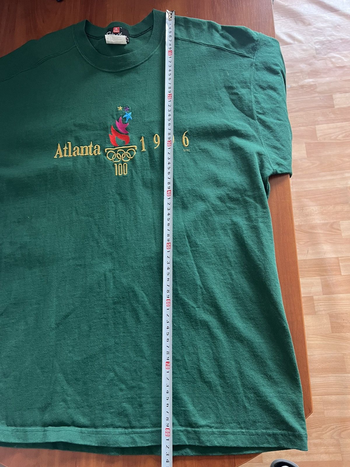 Vintage Icon 1996 Atlanta Olympic Games Hanes vintage t shirt mens Size US XL / EU 56 / 4 - 13 Thumbnail