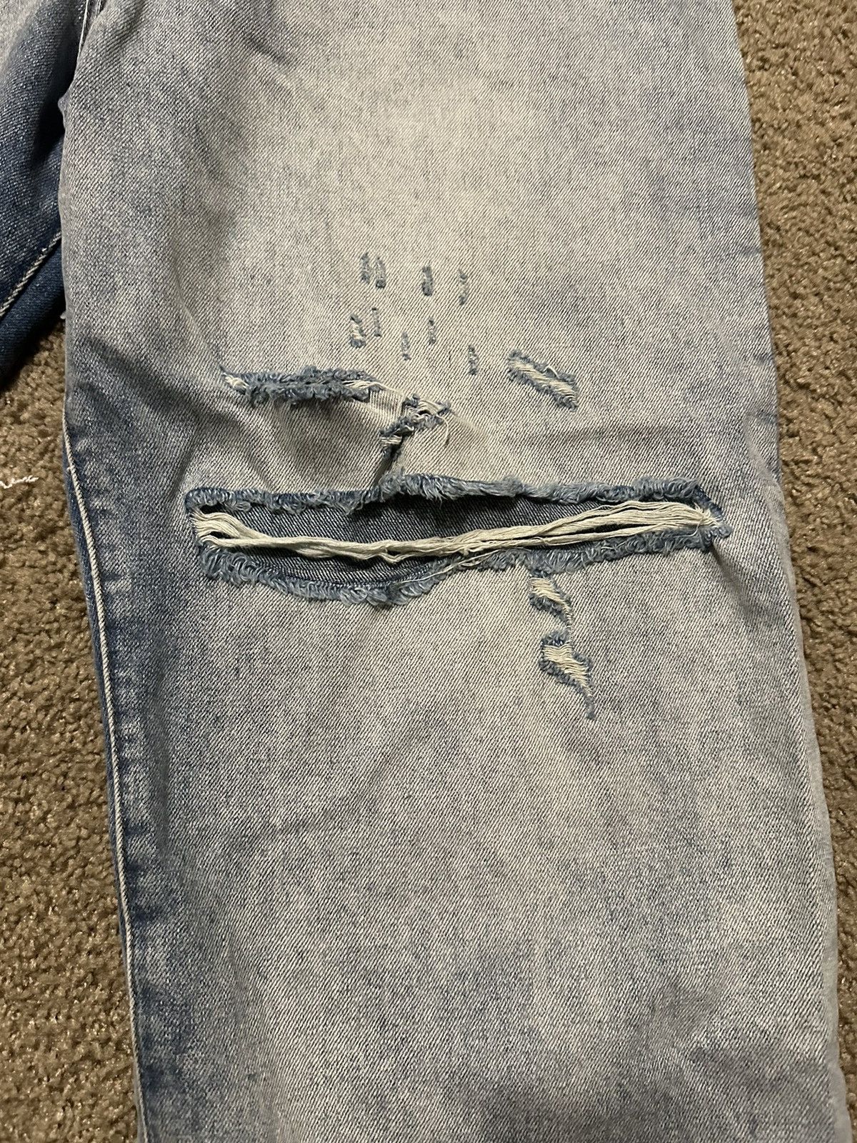 basketcase gallery Distressed blowout LAX baggy denim Size US 38 / EU 54 - 3 Thumbnail