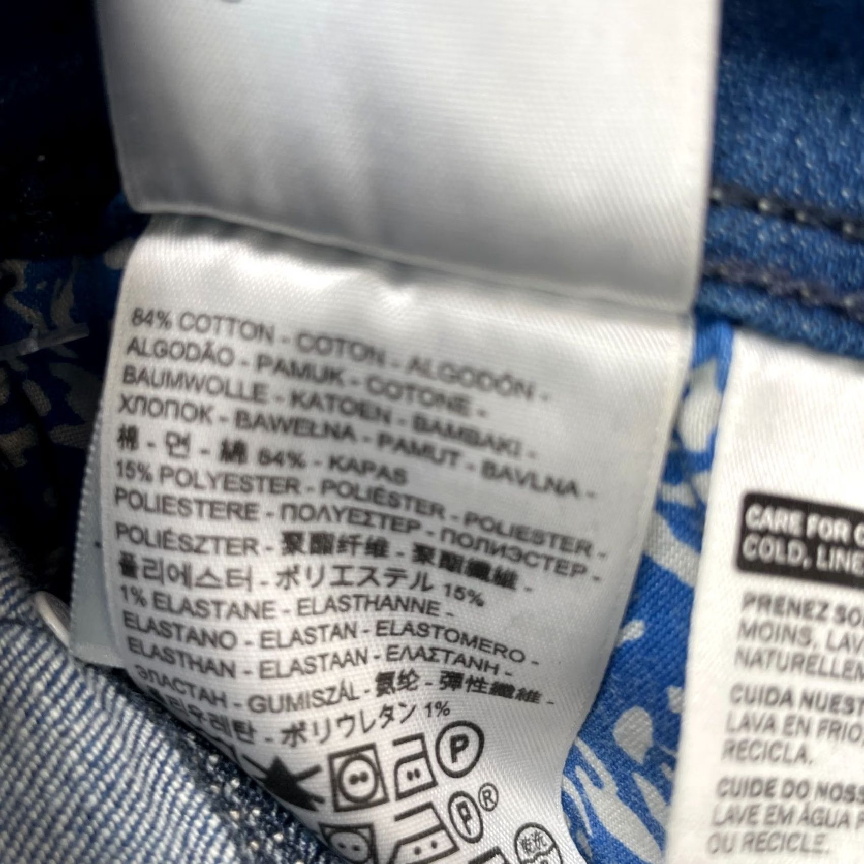 Levi's Levis Jeans Womens Blue Cropped Cotton Stretch Mid Rise Skinny Leg 30x24 Denim Size 30" / US 8 / IT 44 - 3 Thumbnail