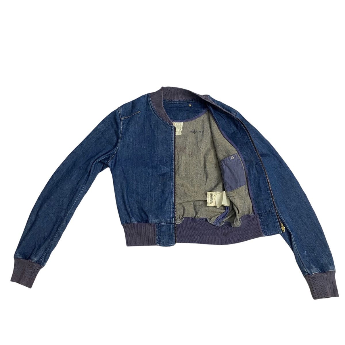 Levi's Made & Crafted × Levi's Vintage Clothing × Vintage Vintage Levis Red denim cropped bomber Size M / US 6-8 / IT 42-44 - 7 Thumbnail