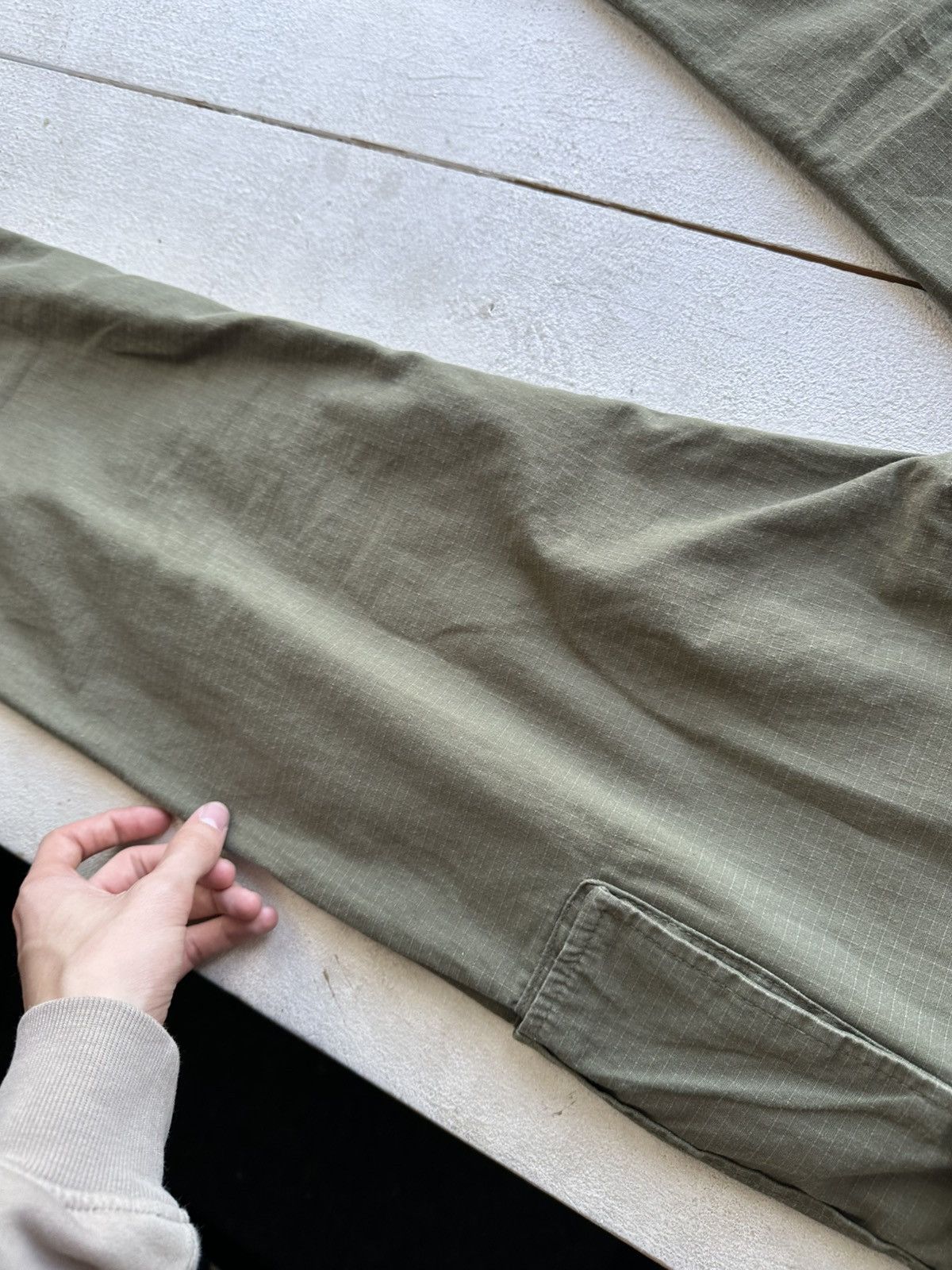 Dickies OLIVE DICKIES 🚨 CARGO PANTS Y2K SK8 BAGGY MULTIPOCKET Size US 30 / EU 46 - 12 Thumbnail