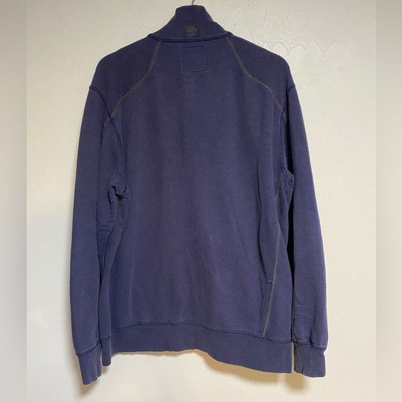 Timberland Timberland Full-Zip Cotton Sweatshirt Jacket - Navy Blue - L Size US L / EU 52-54 / 3 - 7 Thumbnail