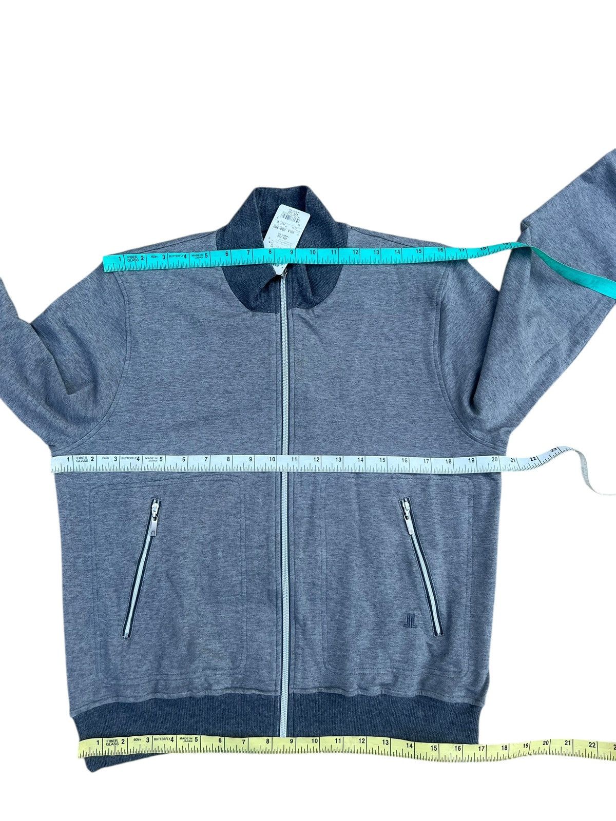 Lanvin NWT Lanvin Collection Made in Japan Zip Grey Sweater Size US M / EU 48-50 / 2 - 2 Thumbnail