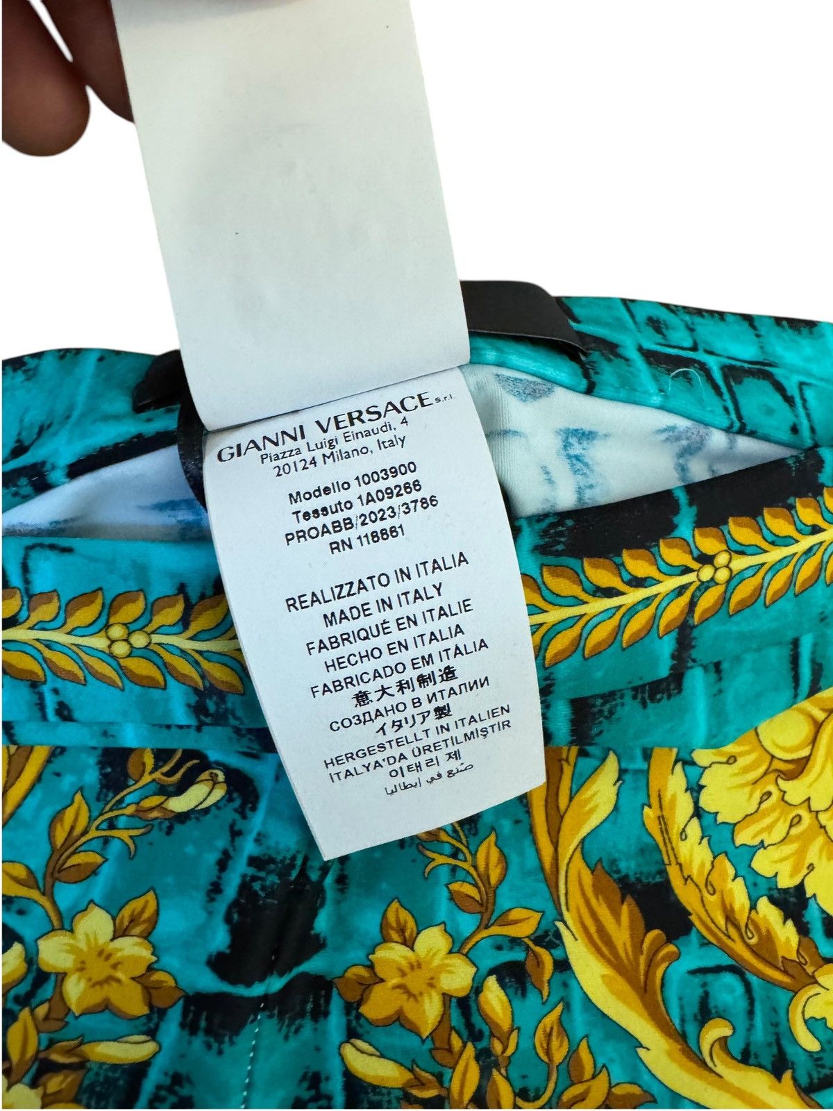 Versace Versace Printed Leggings – Size 36, Never Worn Size 25" / US 0 / IT 36 - 7 Thumbnail