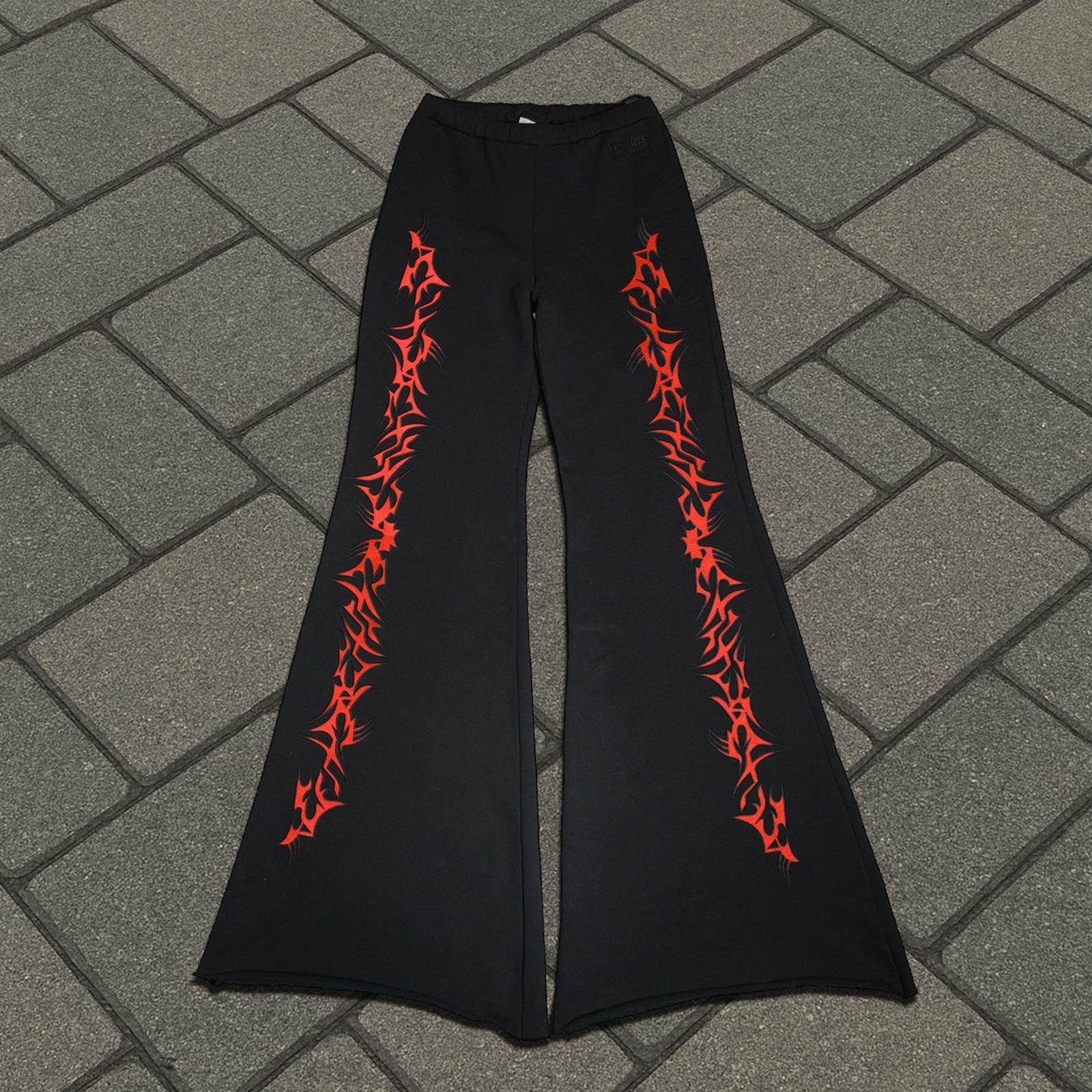 Vetements Vetements Gothic Flared Sweatpants Size US 28 / EU 44 - 1 Thumbnail
