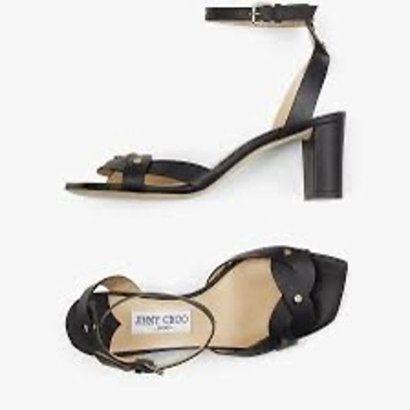 Jimmy Choo Jimmy Choo Drya 65 Leather Sandals sz. 38.5 EU Size US 8.5 / IT 38.5 - 3 Thumbnail