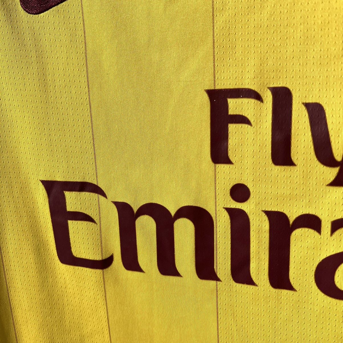 Nike × Vintage Vintage Nike Arsenal London Jersey 2010-2012 yellow Size US S / EU 44-46 / 1 - 4 Thumbnail