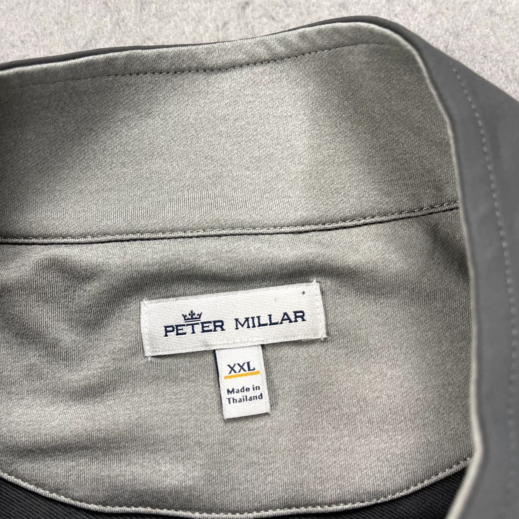 Peter Millar Peter Millar Jacket Mens 2XL Gray Stretch Perth Performance Golf 1/4 Quarter Zip Shirt Mens 2XL Gray Stretch Perth Sports Golf Size US XXL / EU 58 / 5 - 5 Thumbnail