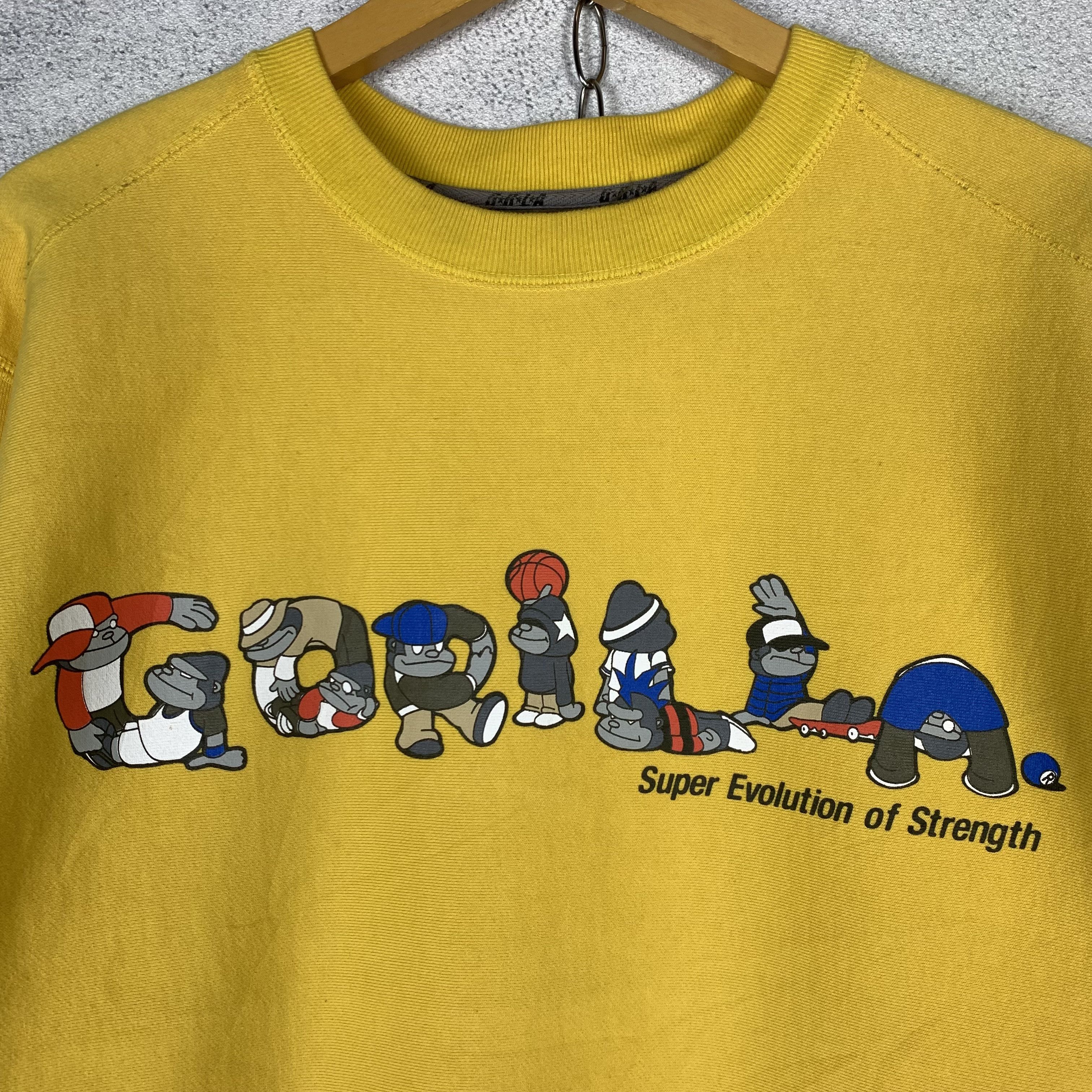 Vintage Gorilla by Henry H Brown Sweatshirt Crewneck Y2K Size US M / EU 48-50 / 2 - 4 Thumbnail