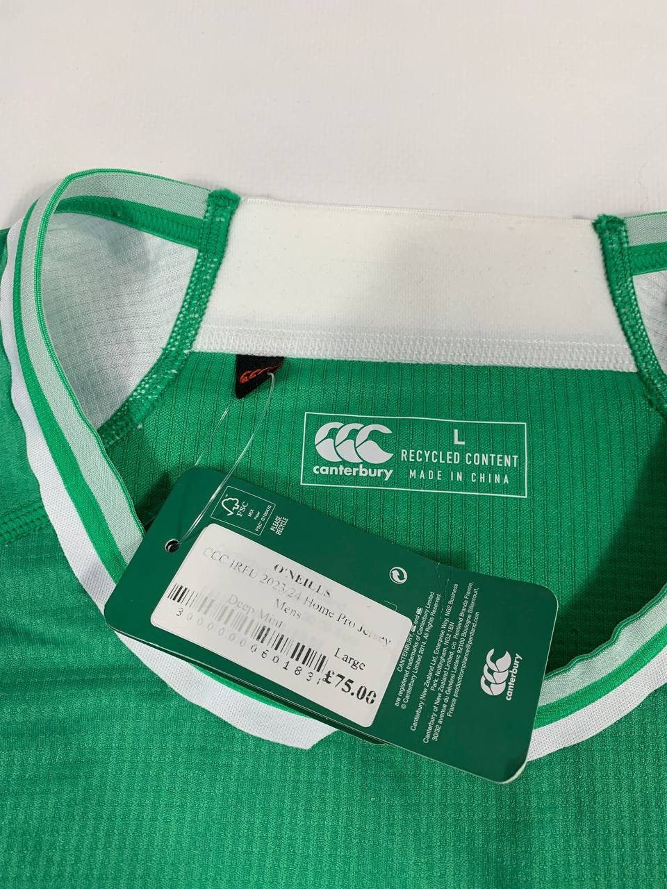 Canterbury of New Zealand Ireland Rugby Jersey 2023 2024 Canterbury Size US L / EU 52-54 / 3 - 6 Thumbnail