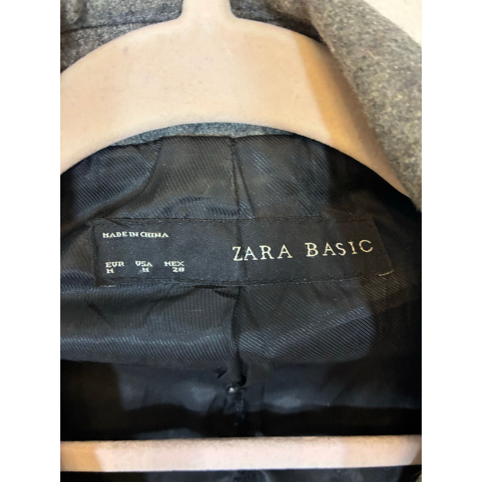 Zara Zara Gray Oversized Double Breasted Wool Blend Midi Coat M Size M / US 6-8 / IT 42-44 - 4 Thumbnail