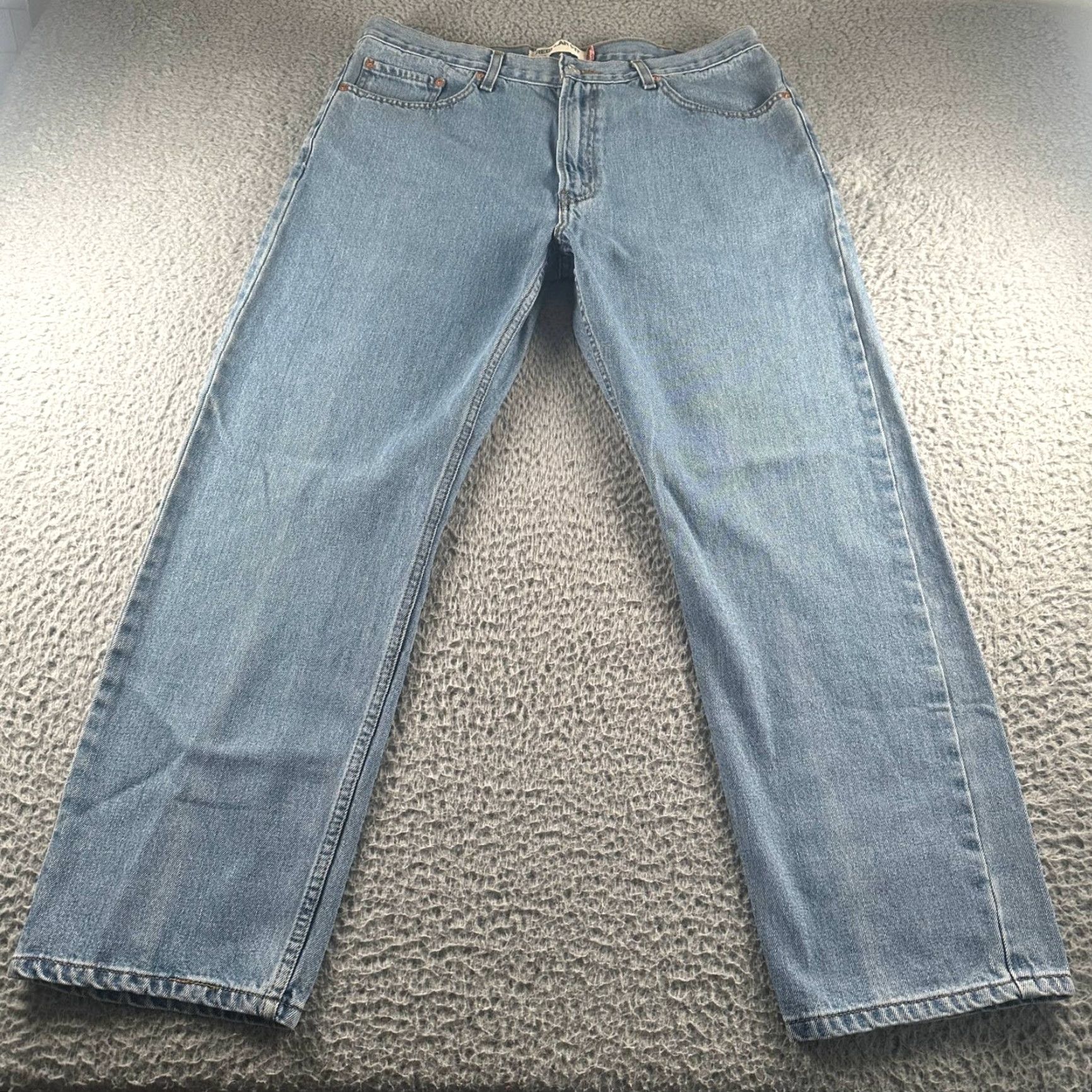 Levi's Levi's 505 Jeans Mens 38x30 Regular Fit Light Blue Straight Blue Jeans 2000s Vintage? No, Regular? No Size US 38 / EU 54 - 2 Thumbnail