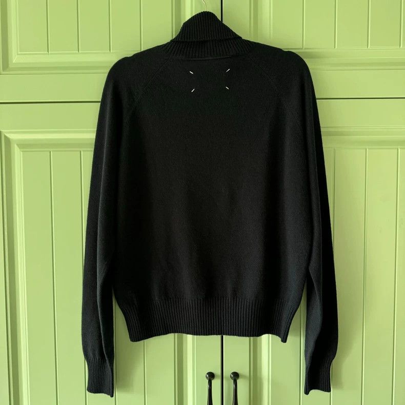Maison Margiela Maison Margiela Black turtleneck sweater 2501-Nextarrow Size US M / EU 48-50 / 2 - 2 Thumbnail
