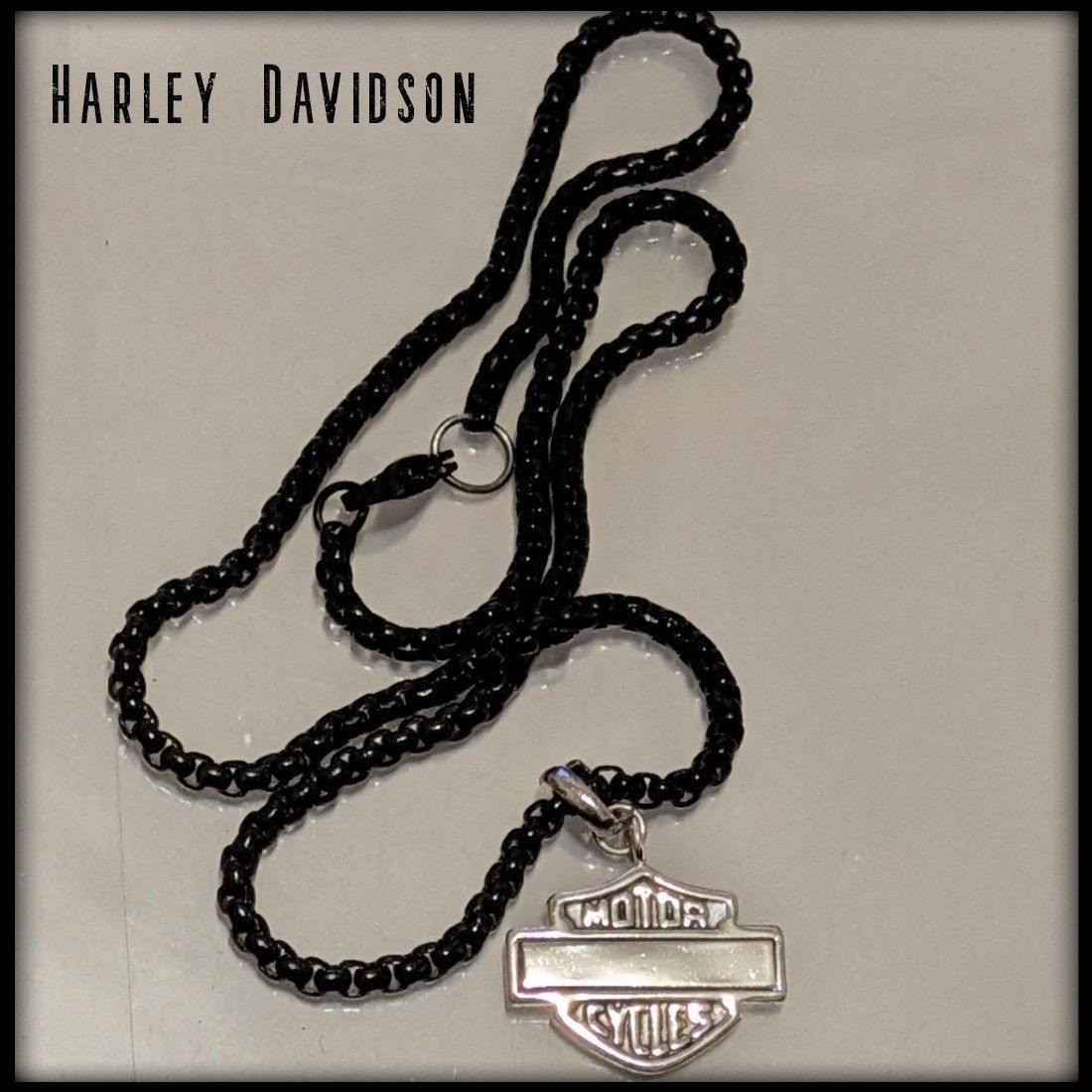 Harley Davidson HARLEY DAVIDSON MOTORCYCLES Bar & Shield Pendant Necklace Size ONE SIZE - 1 Thumbnail