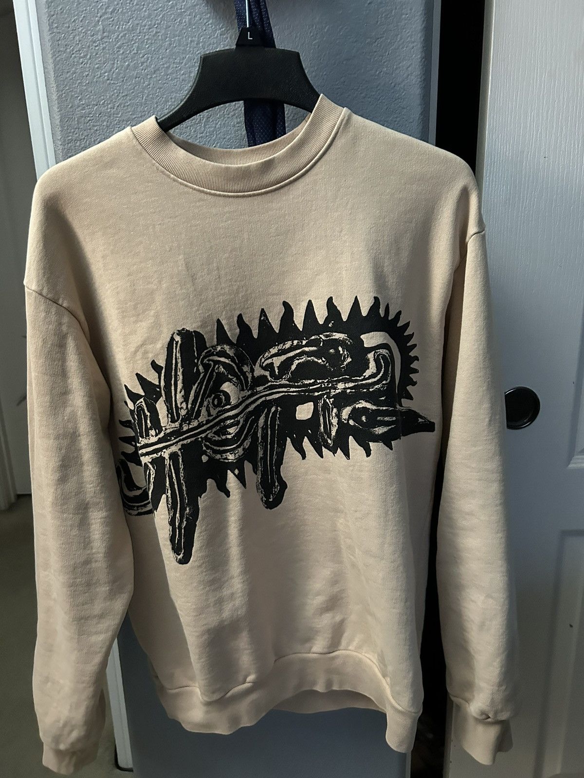image of Travis Scott Utopia A3 Bundle Sweater in Beige, Men's (Size Medium)