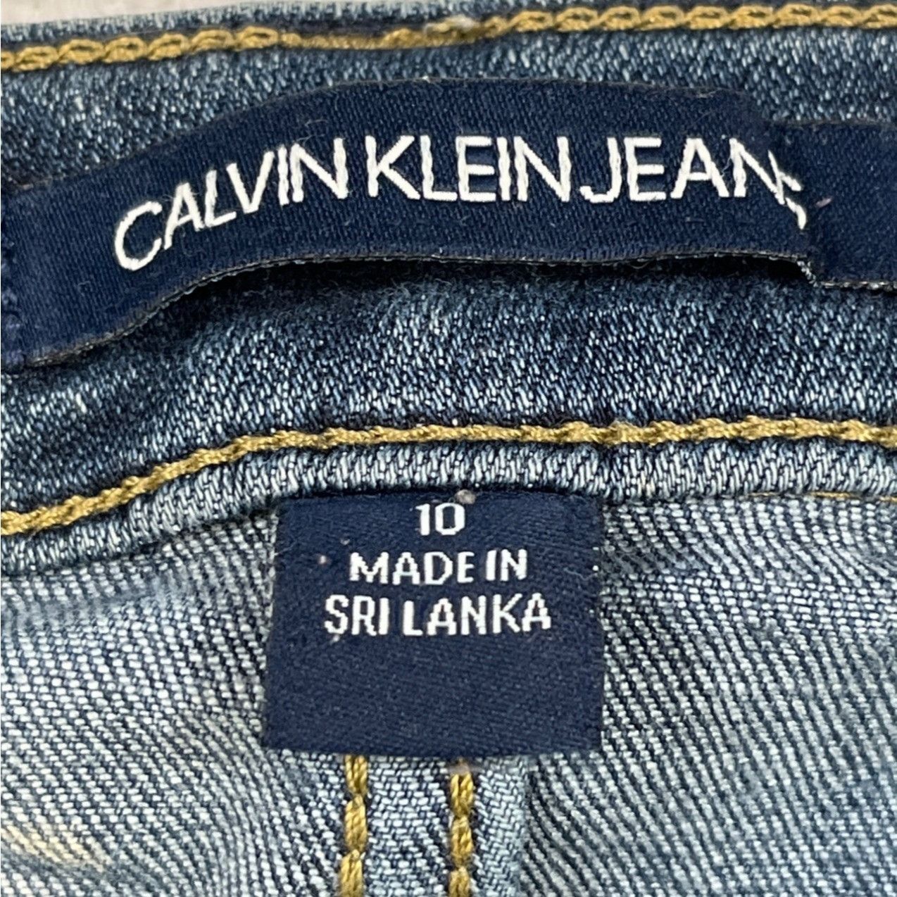 Calvin Klein Calvin Klein Jeans Women's Blue Jeans/Skinny Sz 10 SKU 5051 Size 32" / US 10 / IT 46 - 5 Thumbnail