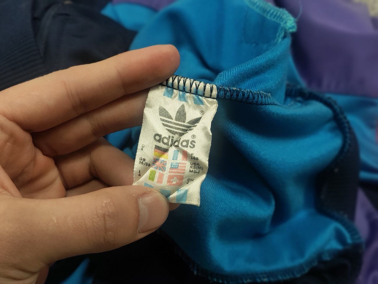 Adidas Vintage 90's Adidas Originals Bright Zip Track Jacket Retro Size US L / EU 52-54 / 3 - 14 Thumbnail