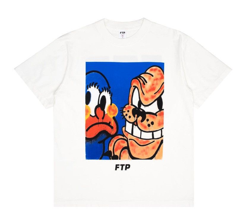 FUCT × Fuck The Population FTP + SLAWN DOG T-shirt Size US XL / EU 56 / 4 - 1 Thumbnail