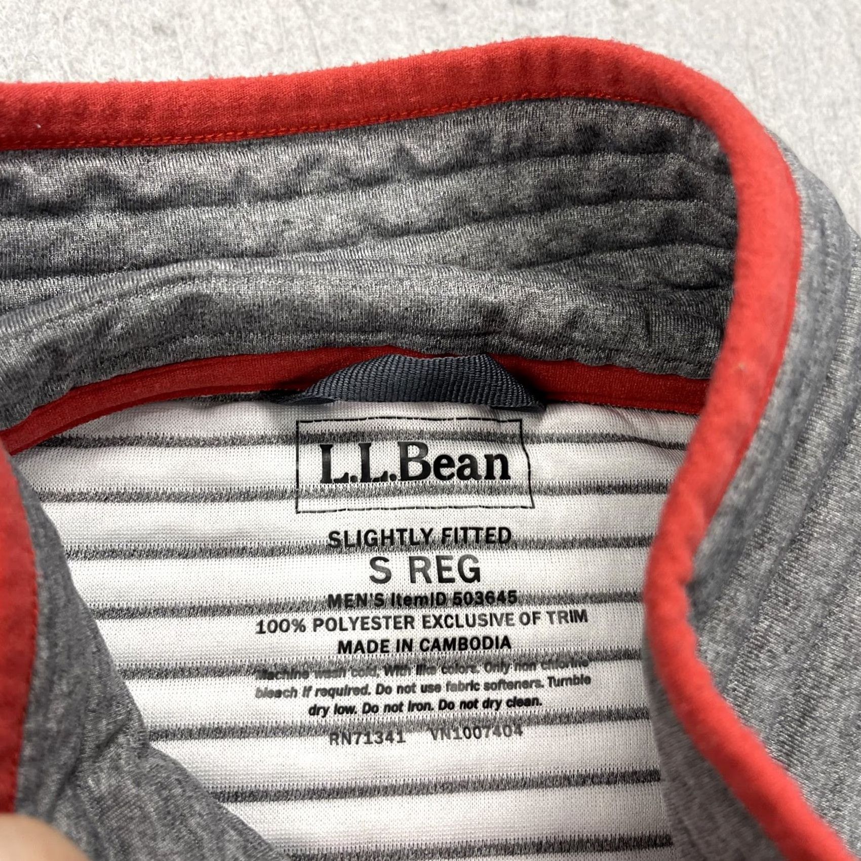 Vintage LL Bean Jacket Mens Small Gray Airlight Knit Pullover Quilted Snap T Outdoor Shirt Size US S / EU 44-46 / 1 - 3 Thumbnail