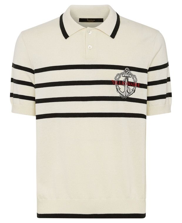 Billionaire Couture Knitted polo shirt Size US XXL / EU 58 / 5 - 1 Preview