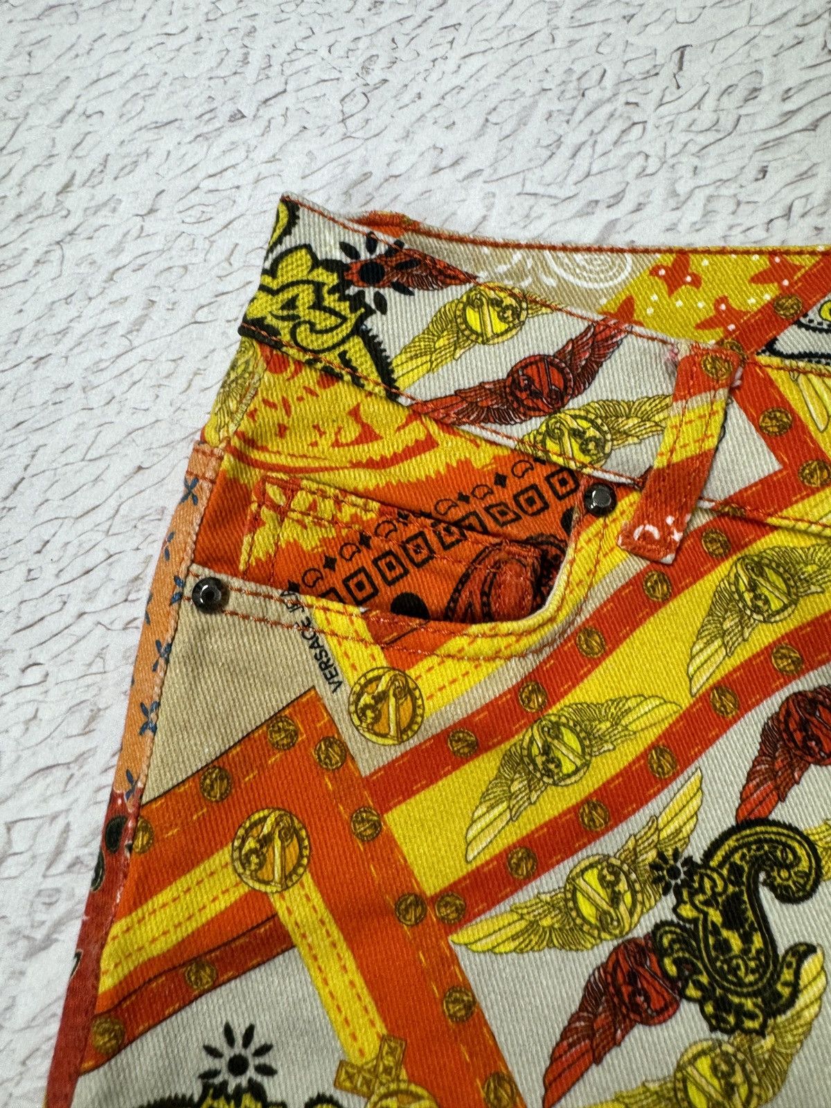 Versace Authentic Versace Jeans Baroque Pants rare jeans Size 26" / US 2 / IT 38 - 11 Thumbnail
