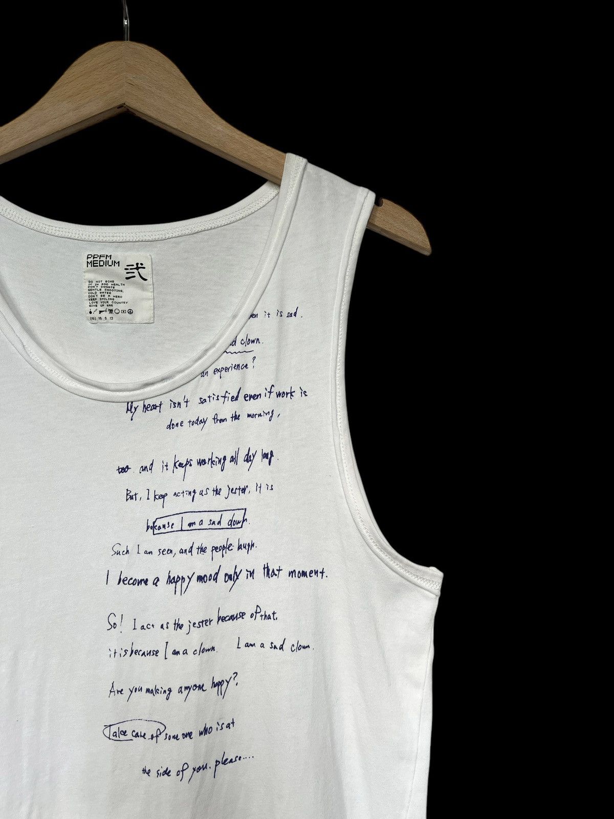 Japanese Brand × PPFM PPFM Poem Tank Tops Size US S / EU 44-46 / 1 - 3 Thumbnail