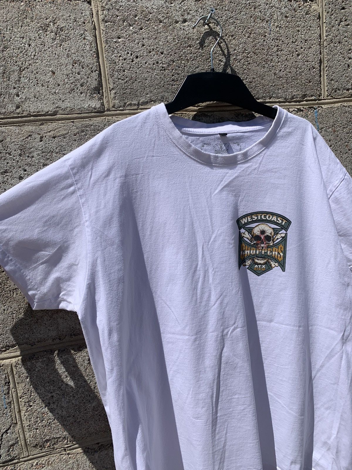 Vintage × West Coast Choppers WEST COAST CHOPPERS White Cotton T-Shirt y2k Size US XL / EU 56 / 4 - 4 Thumbnail