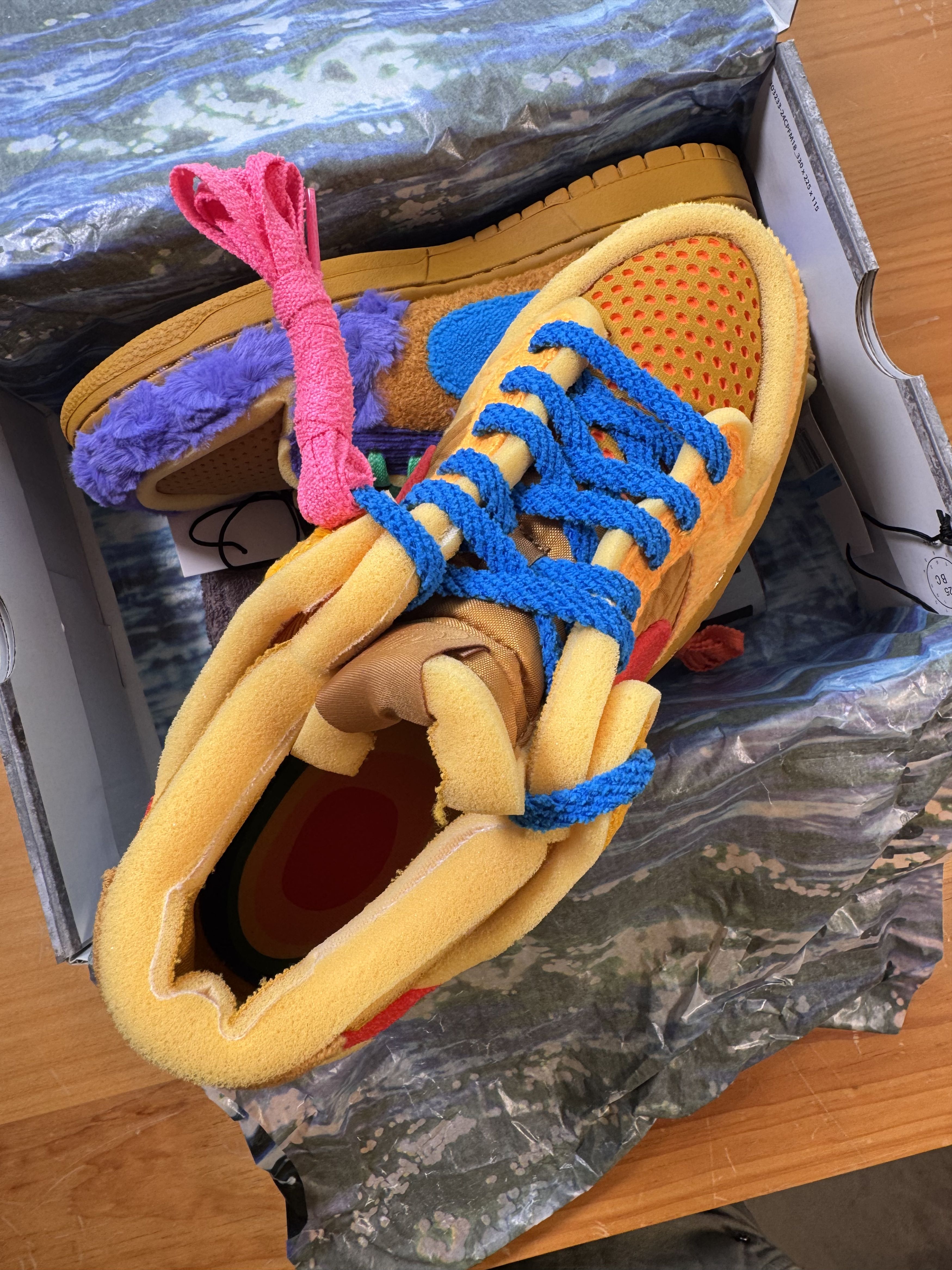 Cactus Plant Flea Market × Nike CPFM x Nike Dunk Low Swamp Sponge Psychic Purple Size US 9 / EU 42 - 4 Thumbnail