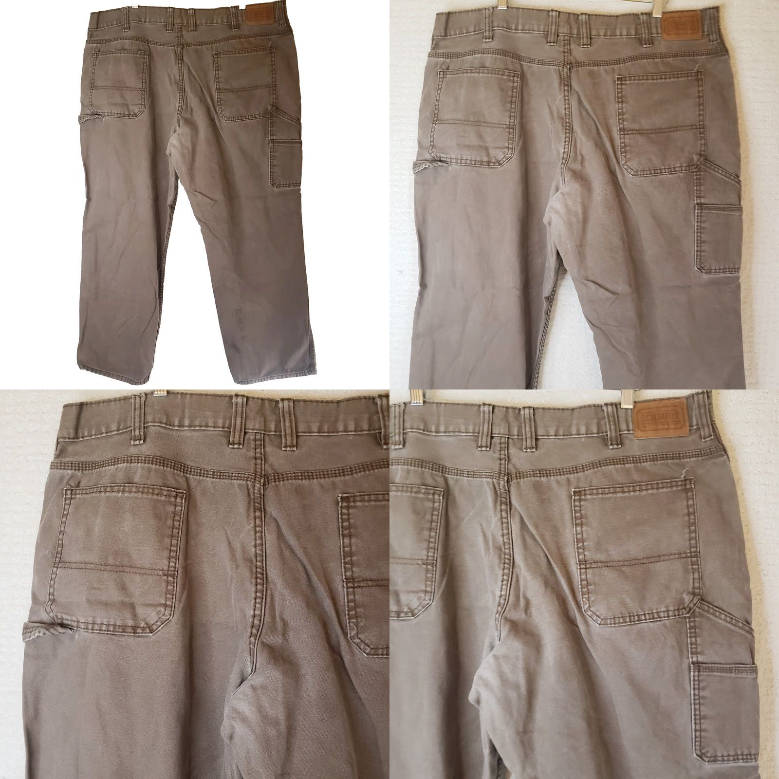 Vintage VINTAGE Schmidt Work Wear Men’s Brown Cotton Carpenter Pants SZ 44X30 Size US 44 / EU 60 - 8 Thumbnail