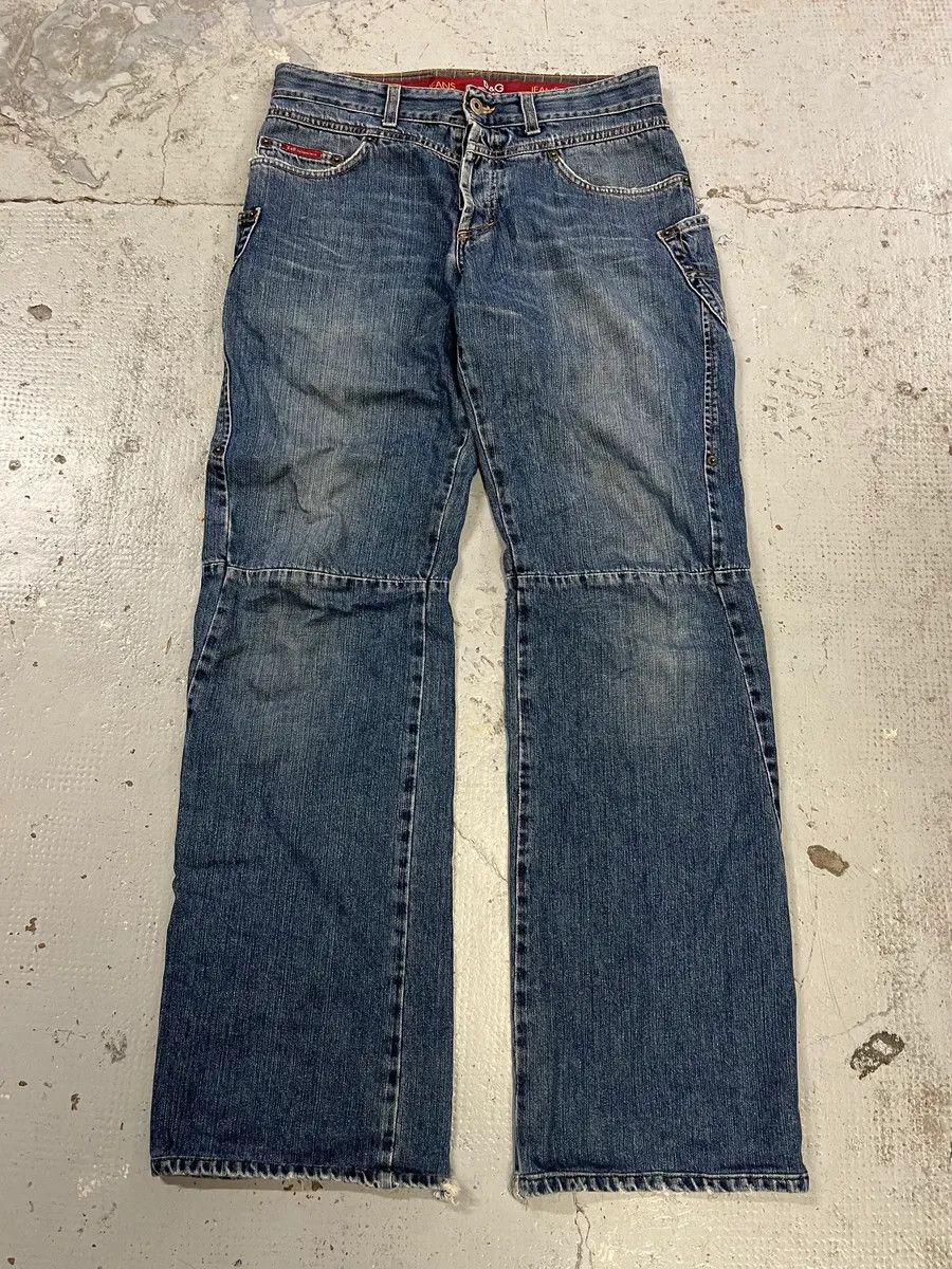 Dolce & Gabbana AW2003 Dolce & Gabbana Blue Cargo Jeans Size US 31 - 5 Thumbnail