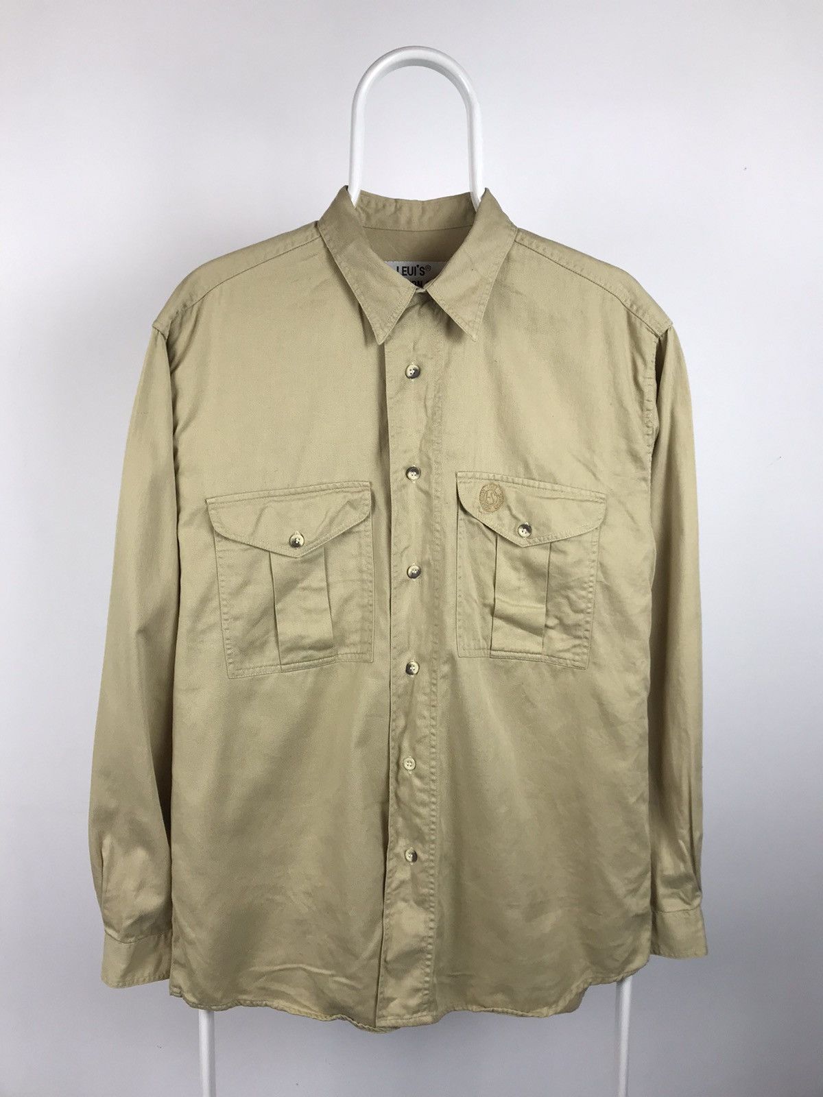 Levi's Vintage Levi’s Regulation Chinos Military Desert Shirt Size US M / EU 48-50 / 2 - 1 Thumbnail