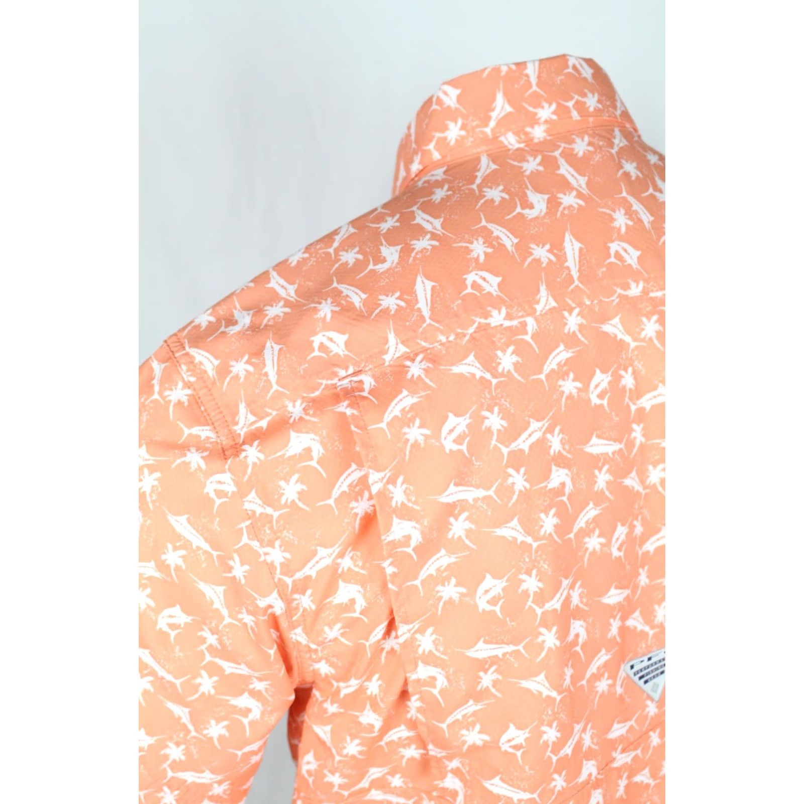 Vintage Columbia PFG Men's Camp Shirt Casual Shirt Regular Small Orange - Fishing/Activewear Size US S / EU 44-46 / 1 - 3 Thumbnail