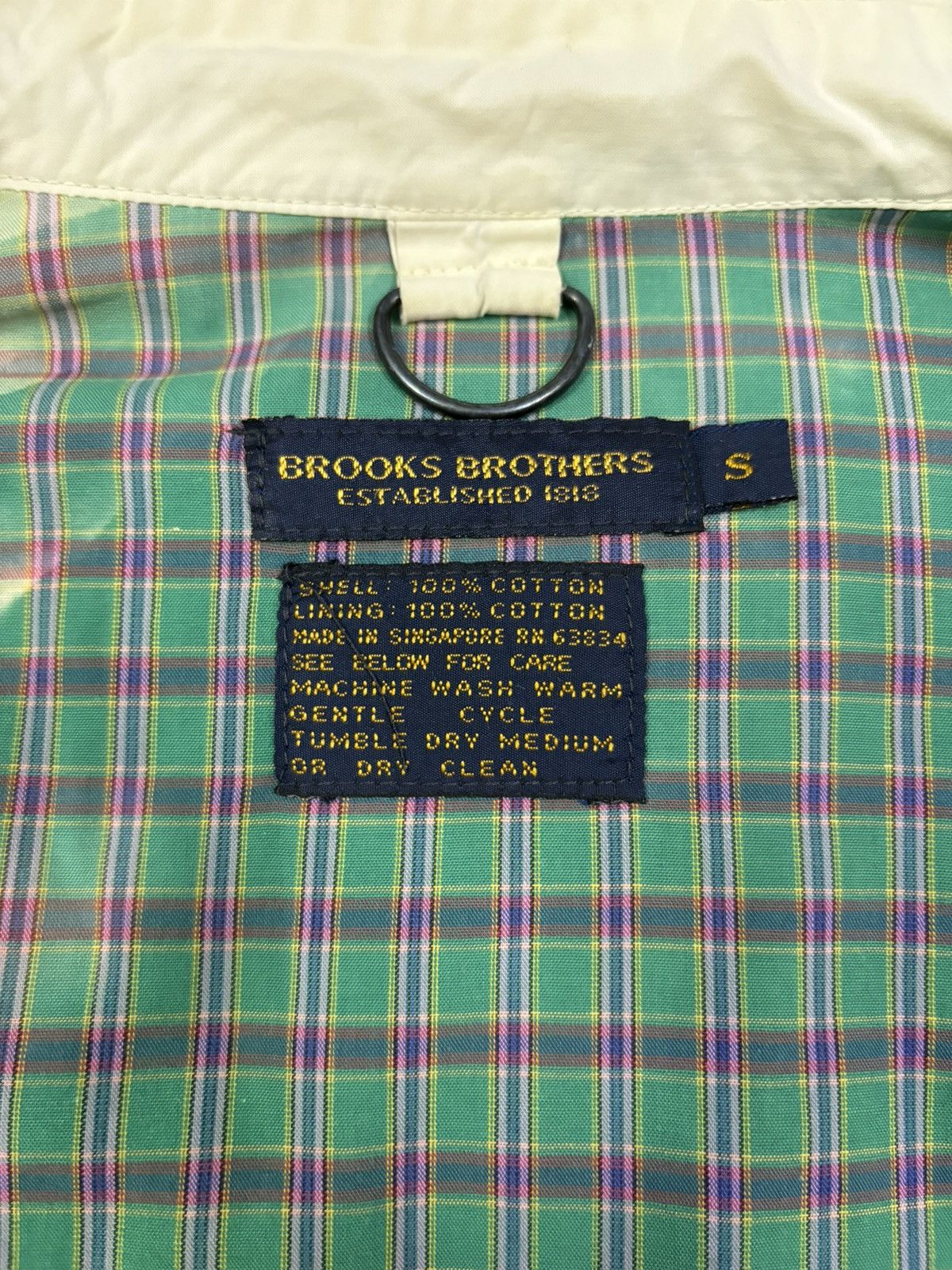 Brooks Brothers Vintage Brooks Brothers Small Logo White Cream Light Jacket Size US S / EU 44-46 / 1 - 19 Thumbnail