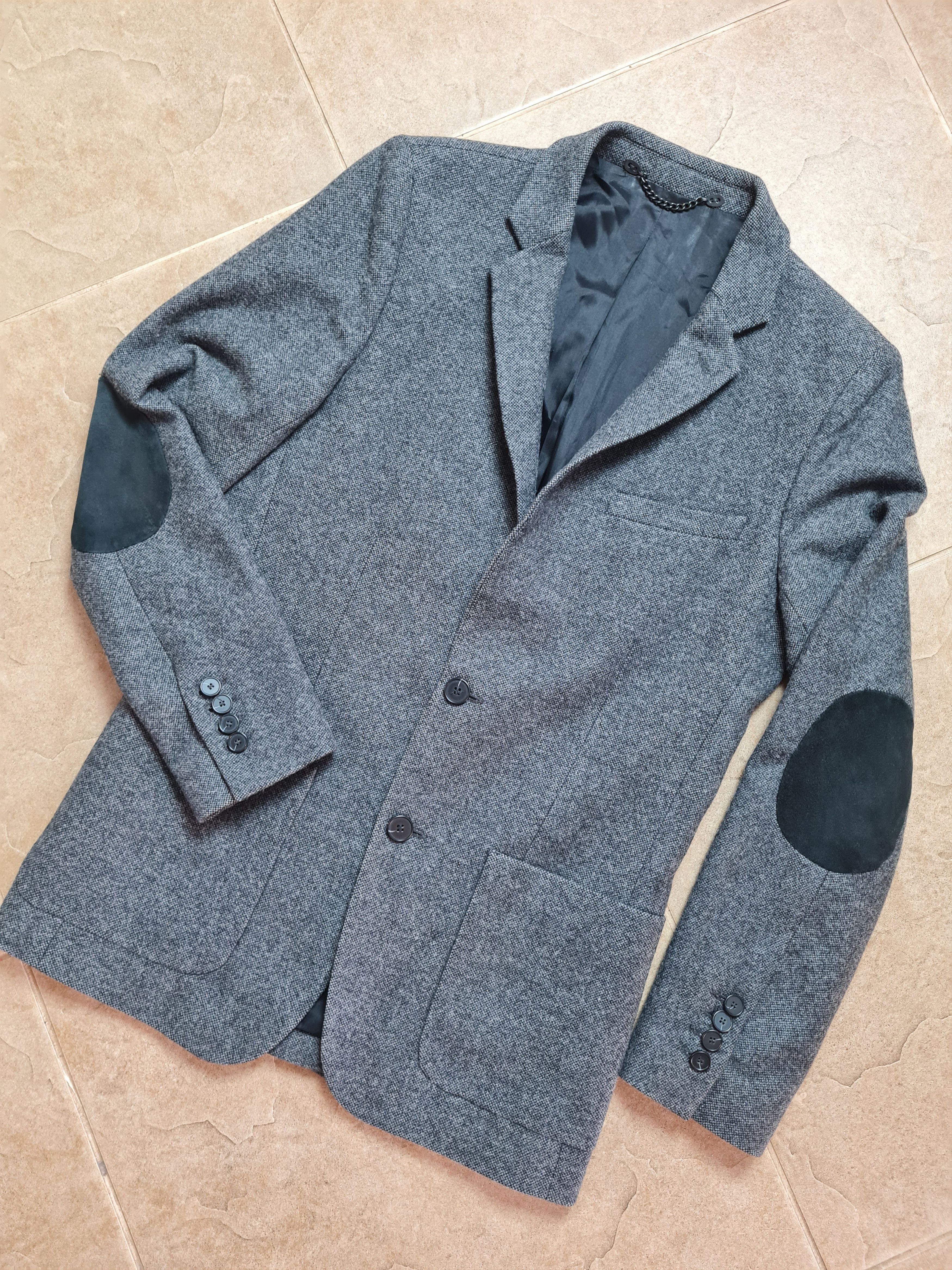 Sandro Jacket Sandro Paris Belted Blazer in Grey Wool Size 46 Size US S / EU 44-46 / 1 - 1 Thumbnail