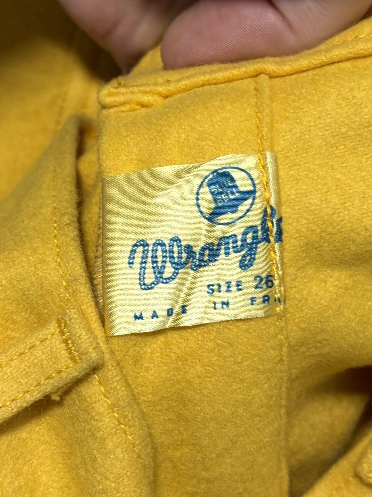 Wrangler 1970s Wrangler Blue Bell Bottoms True Vintage Wool Trouser Size 26" / US 2 / IT 38 - 4 Thumbnail