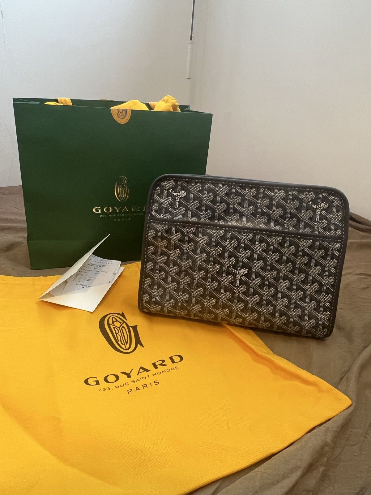 image of Goyard Jouvence Mm in Grey, Men's