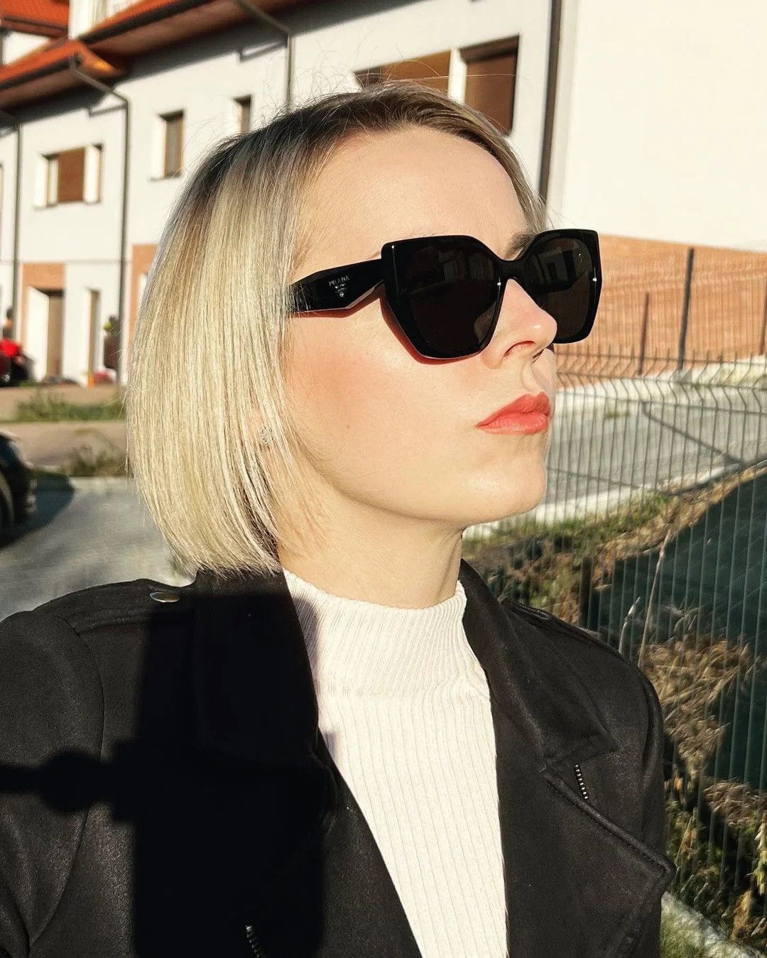 Prada Prada Women Sunglasses Cat Eye PR19ZSF 1AB5S0 NEW AUTHENTIC Size ONE SIZE - 11 Thumbnail
