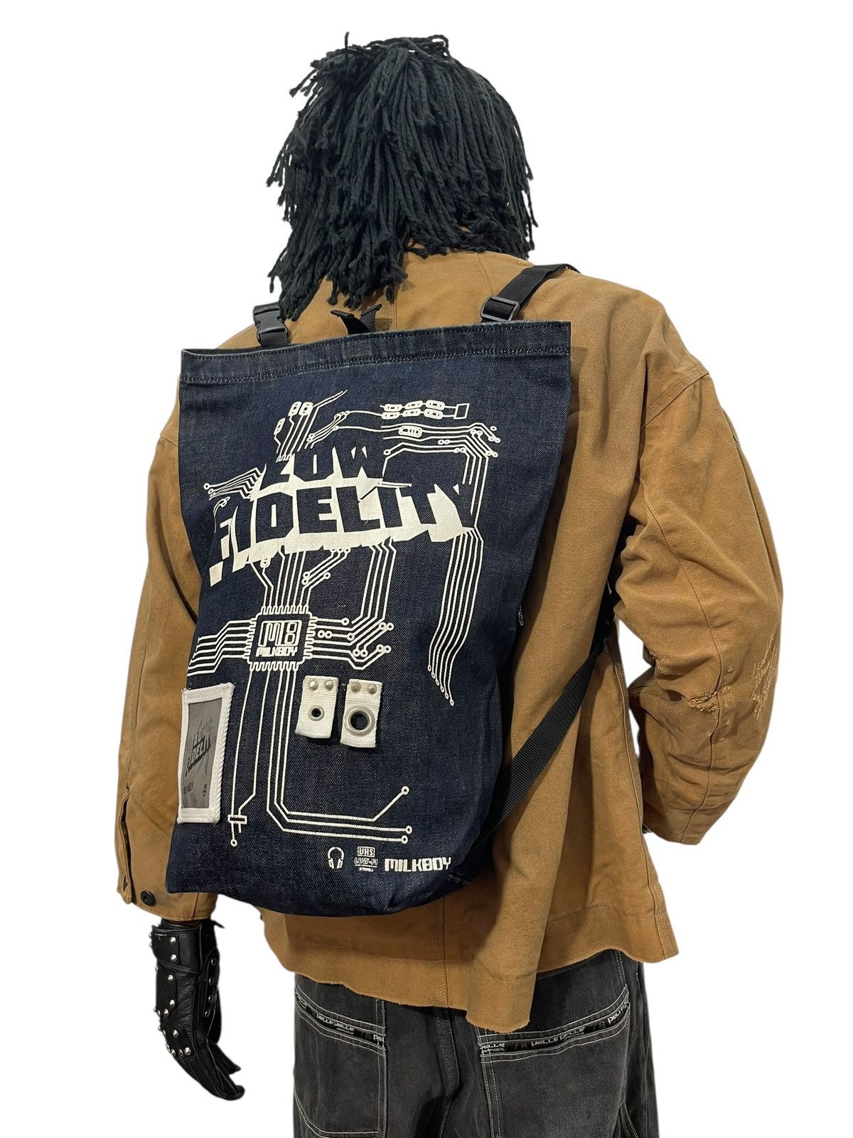 Japanese Brand Backpack Denim Milk Boy Japan Bag 6🟩 Size ONE SIZE - 3 Thumbnail