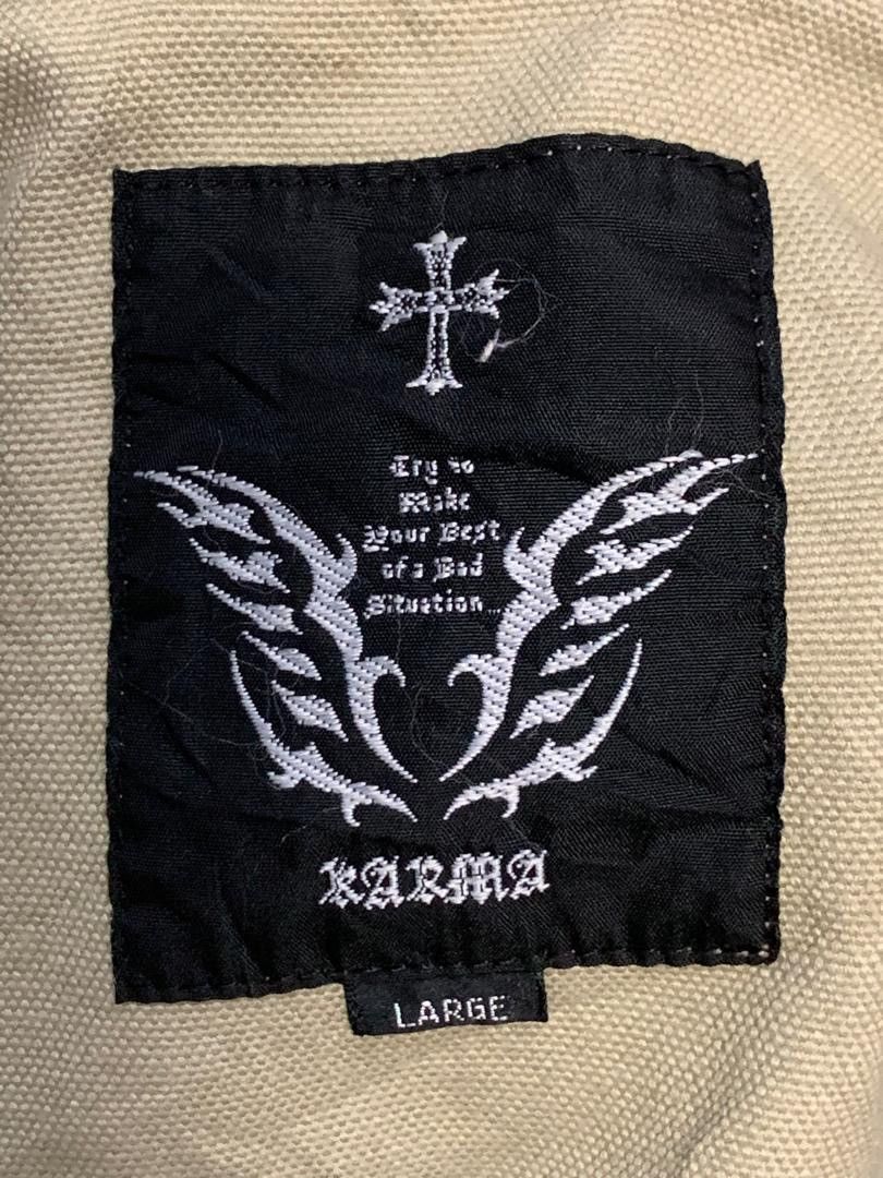 Japanese Brand × Vintage Vintage Karma Half Zipper Jackets Size US L / EU 52-54 / 3 - 8 Thumbnail
