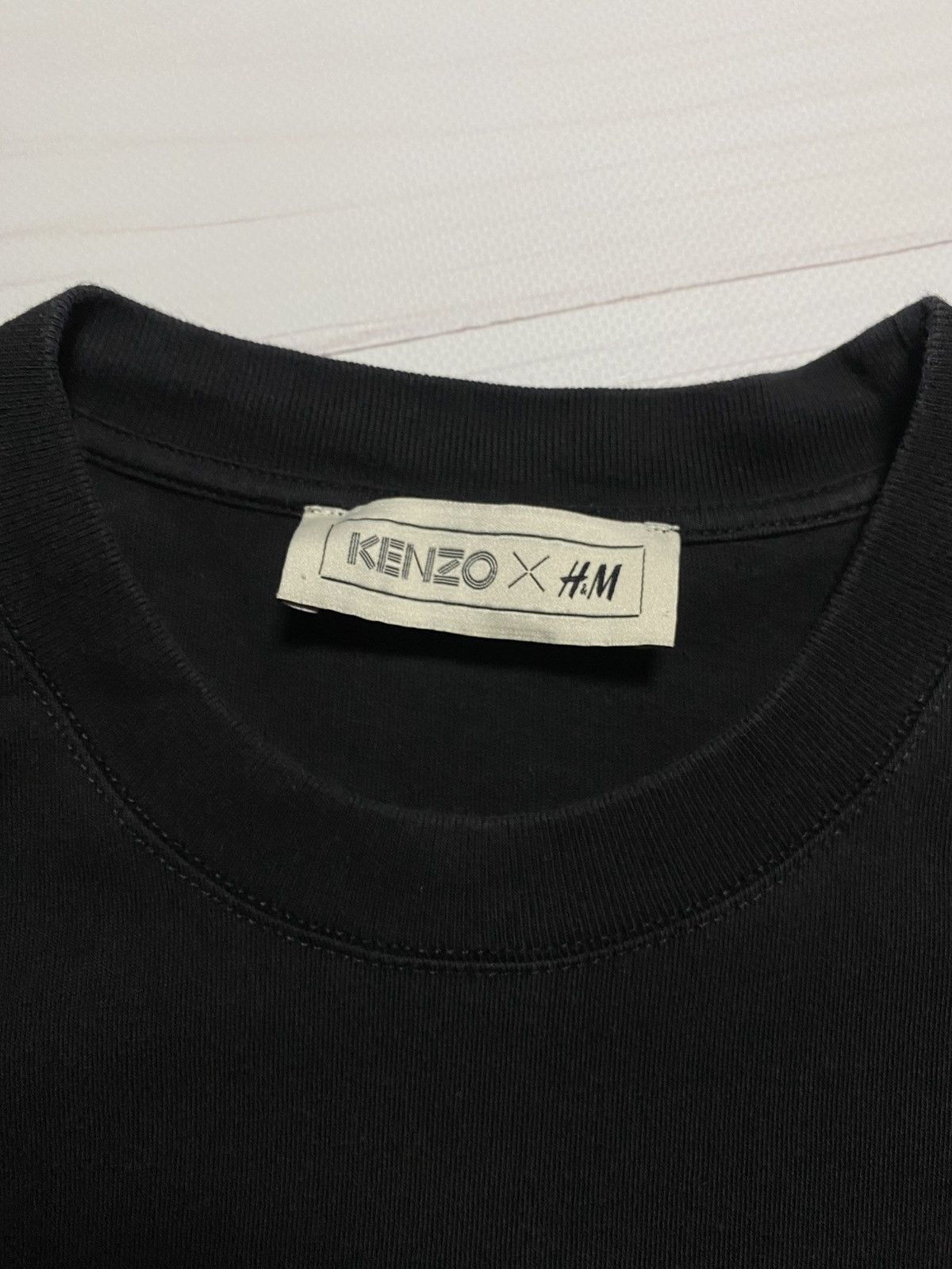 H&M × Kenzo Kenzo x H&M Jungle Kenzo Paris Embroidered Big Logo t shirt Size US M / EU 48-50 / 2 - 3 Thumbnail