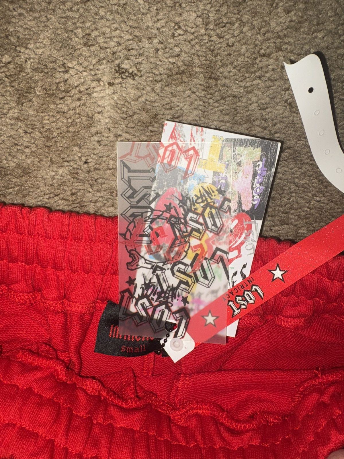 LOST INTRICACY Lost Introcacy NY Crimson Patch Shorts Size US 31 - 4 Thumbnail