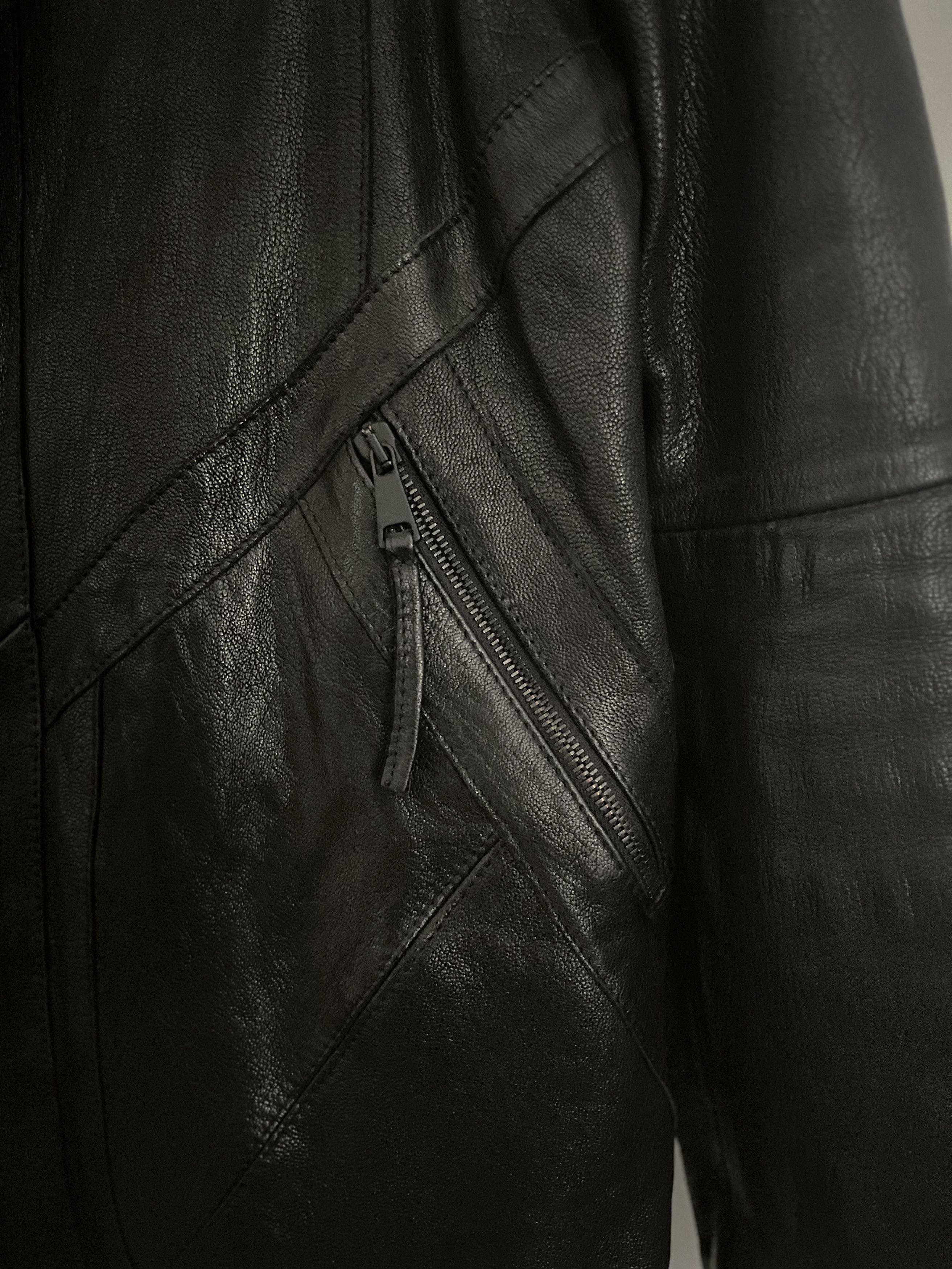 Alexandre Plokhov Biker style - goat skin leather jacket Size US S / EU 44-46 / 1 - 7 Thumbnail