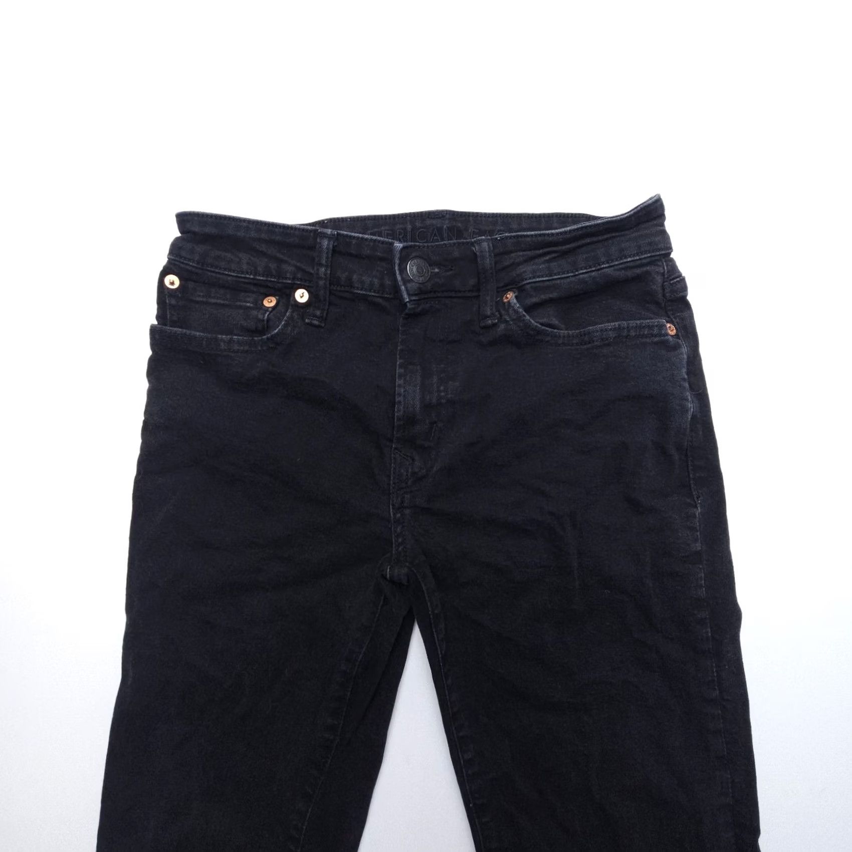 American Eagle Outfitters American Eagle Outfitters Jeans Slim Straight 30 x 32 Black Airflex Stretch Denim 5-Pocket Mens Regular Slim fit Size US 30 / EU 46 - 3 Thumbnail