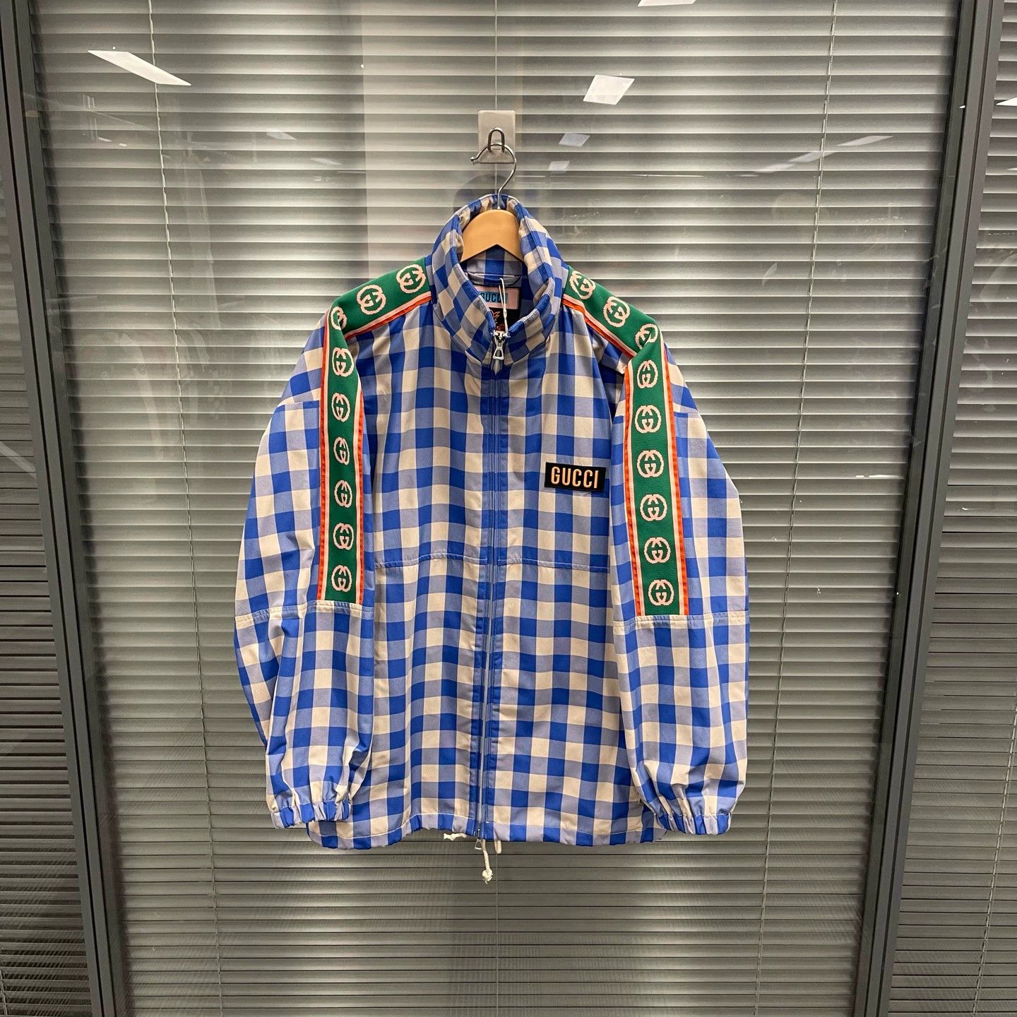 Gucci Gucci Pineapple G check GG tape jacket 48 NWT Size US M / EU 48-50 / 2 - 1 Thumbnail