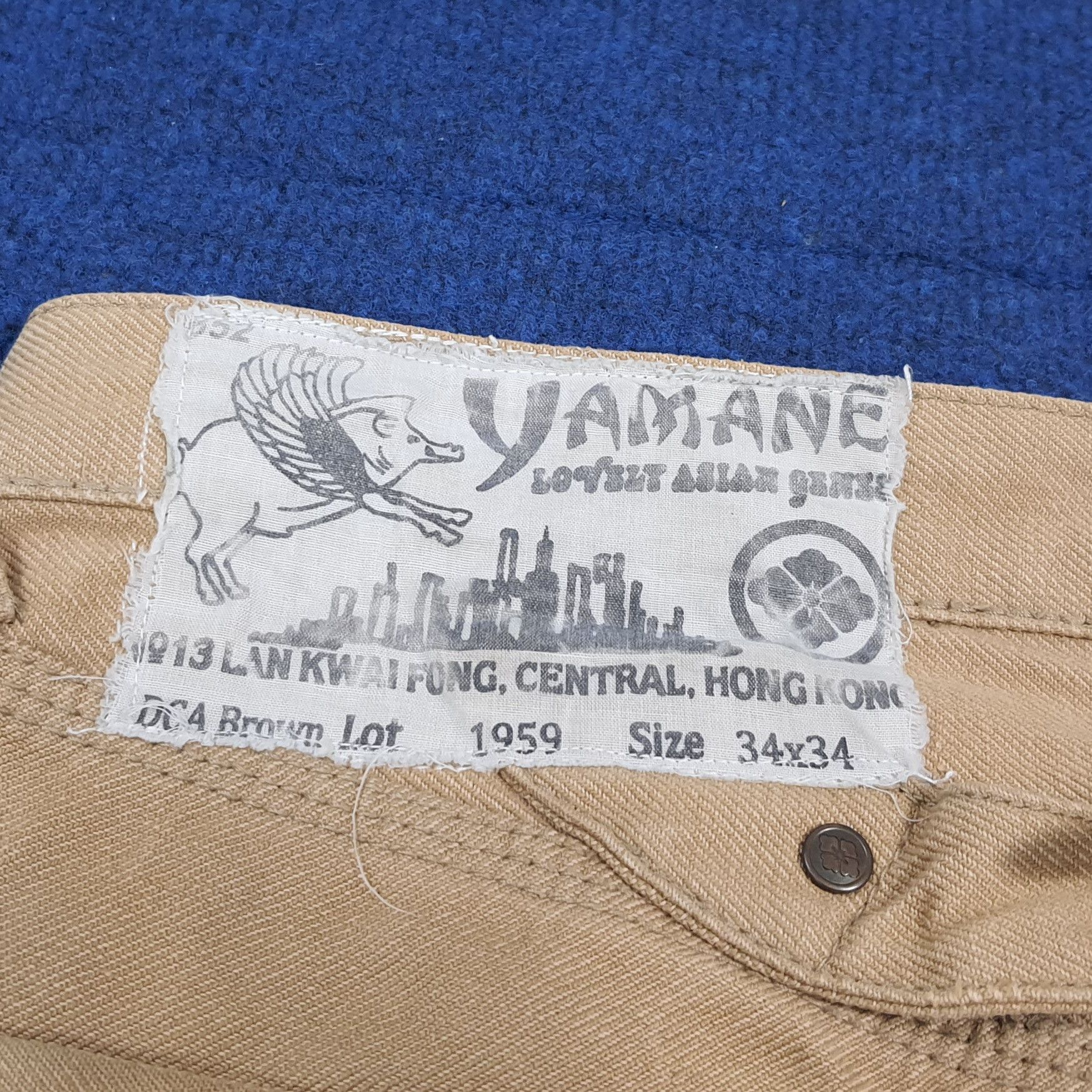 Evisu Vintage Yamane Deluxe Evisu Custom Daicock Pants C280N7 Size US 32 / EU 48 - 3 Thumbnail