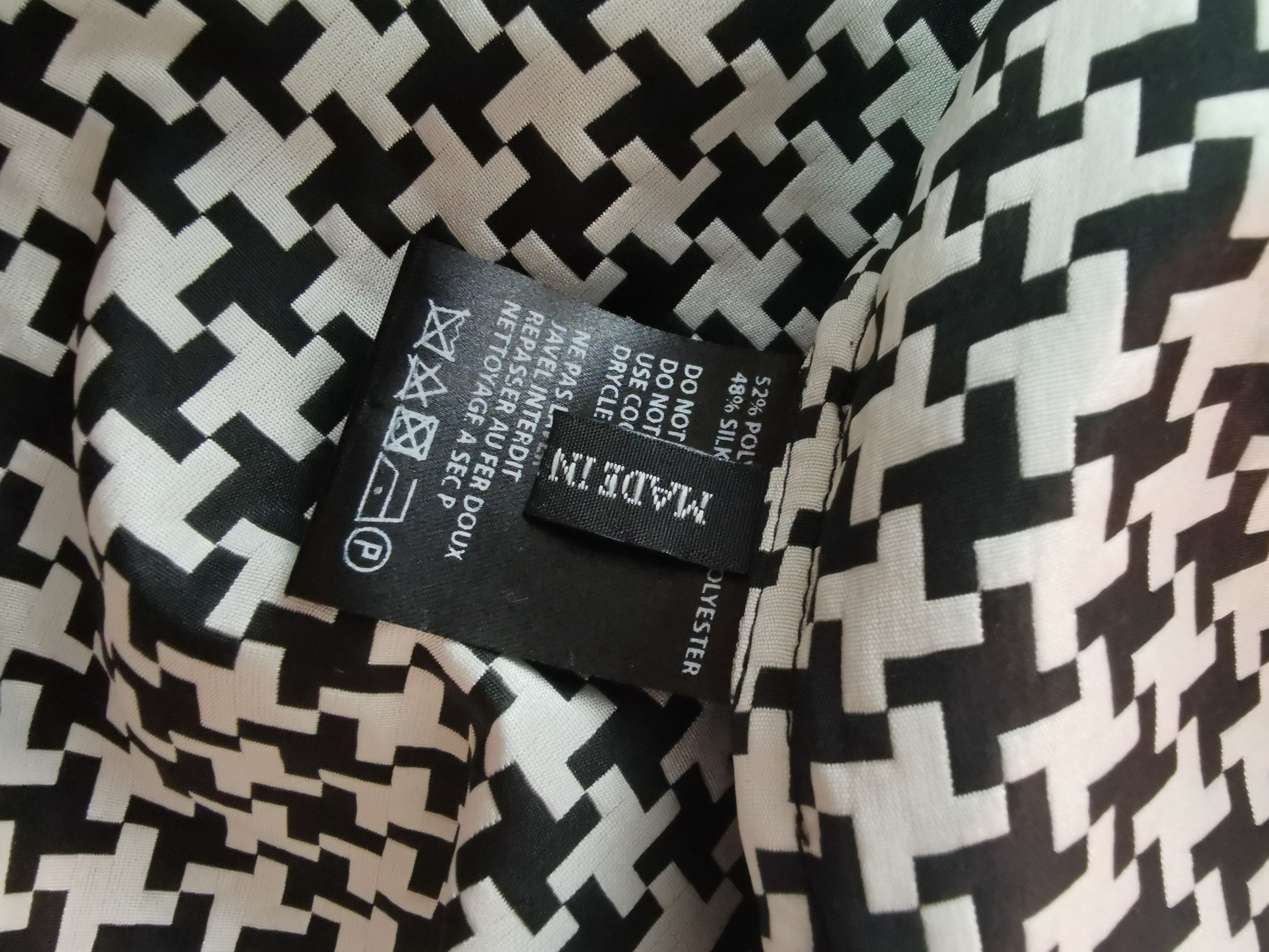 Haider Ackermann SS19 Houndstooth Silk Jacquard Kimono Belted Jacket & Pants Size 34S - 12 Thumbnail
