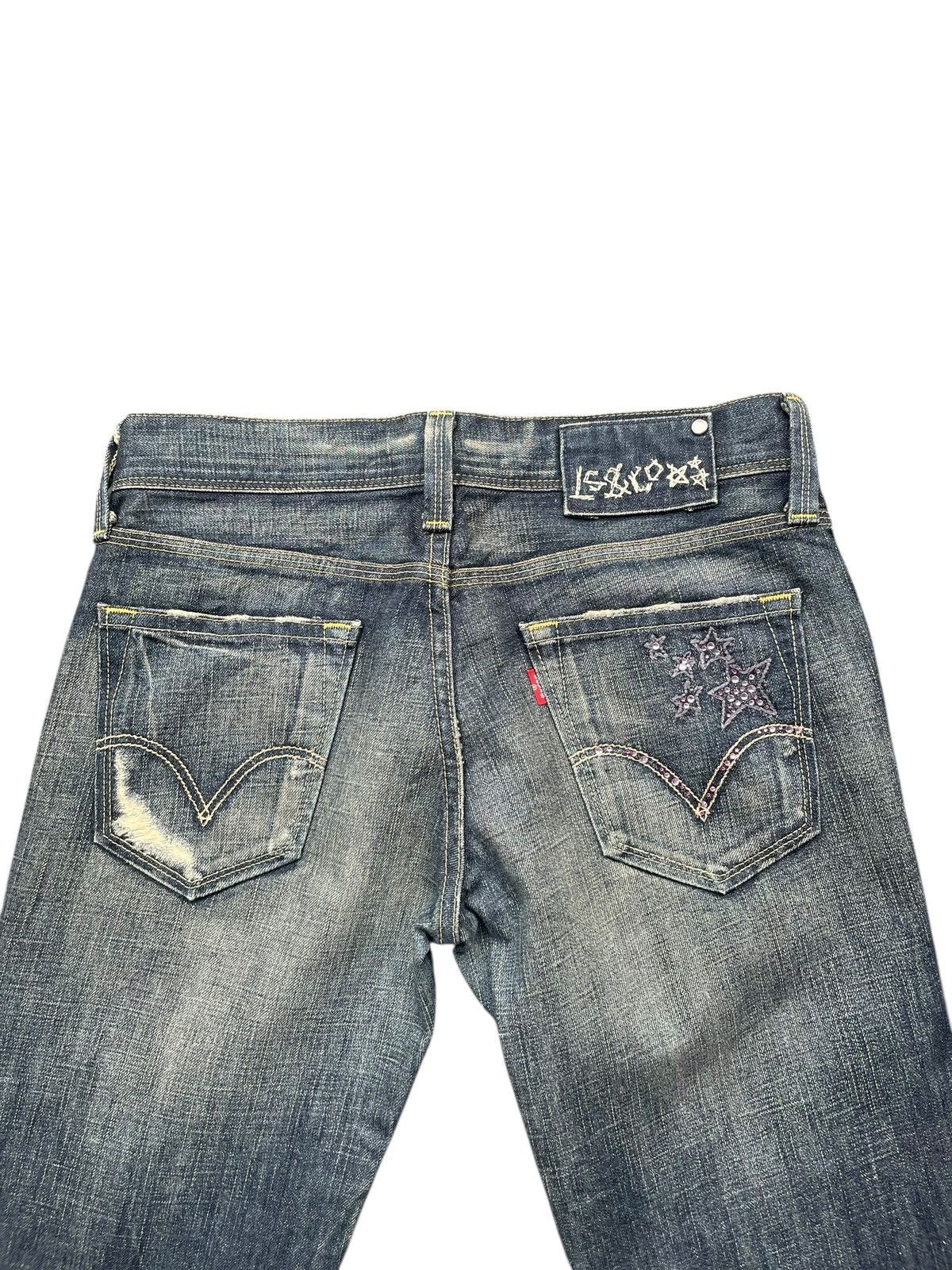 Levi's Vintage 2006 Levis 903 Lady Distresed Denim Size 31" - 6 Thumbnail