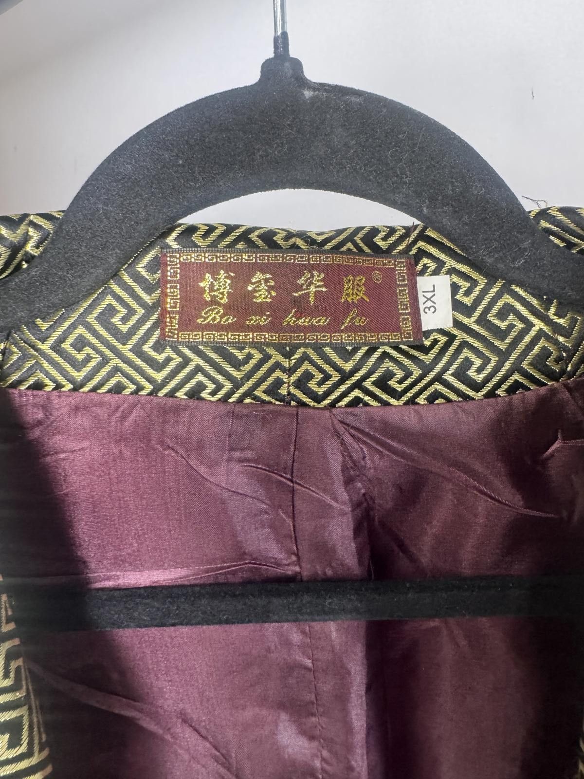 Designer Vibrant Purple Embroidered Jacket with Unique Design Size ONE SIZE - 5 Thumbnail